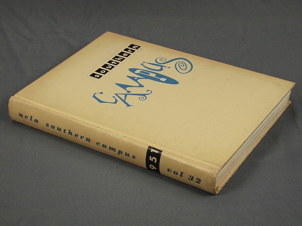 1951 Southern Campus Yearbook UCLA Los Angeles California CA John Wooden