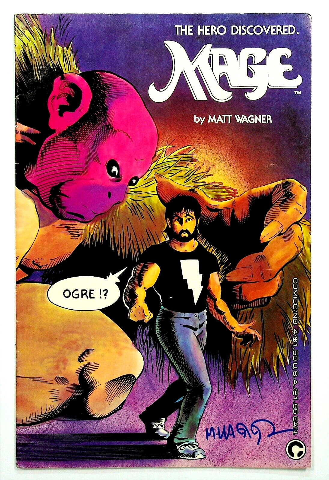 Mage #4 Signed by Matt Wagner ComicCo Comics