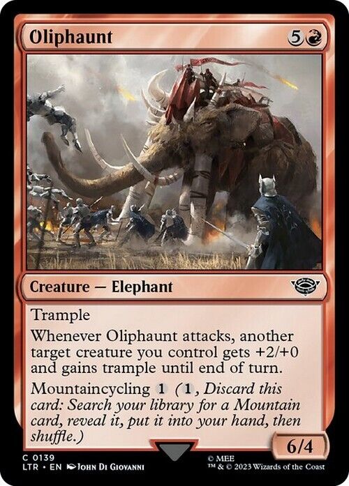 Oliphaunt ~ The Lord of the Rings [ NearMint ] [ Magic MTG ]