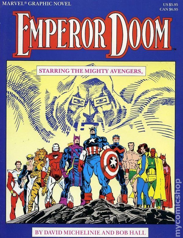 Avengers Emperor Doom GN #1-1ST FN 1987 Stock Image