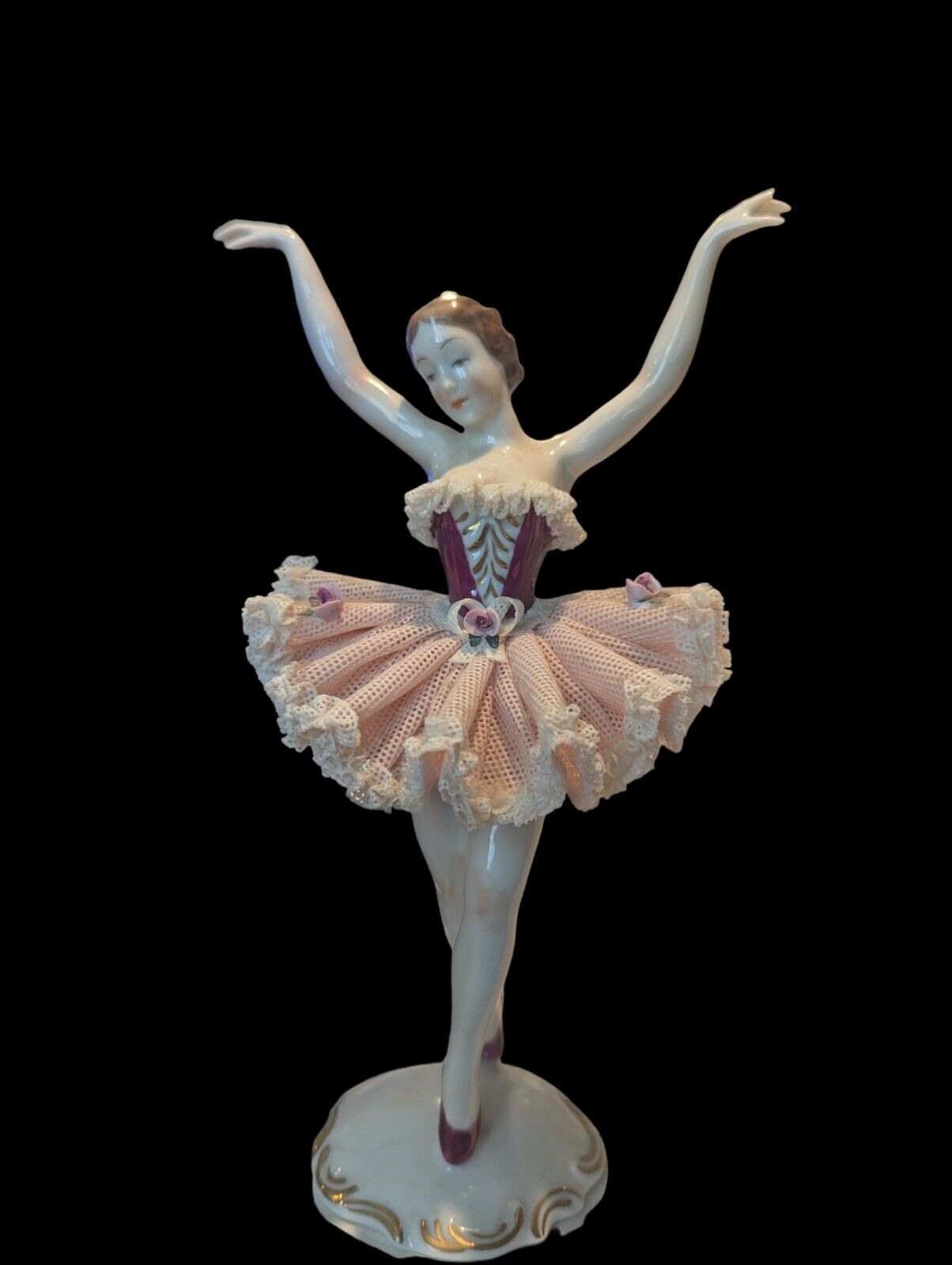 Vintage Dresden Ballerina
