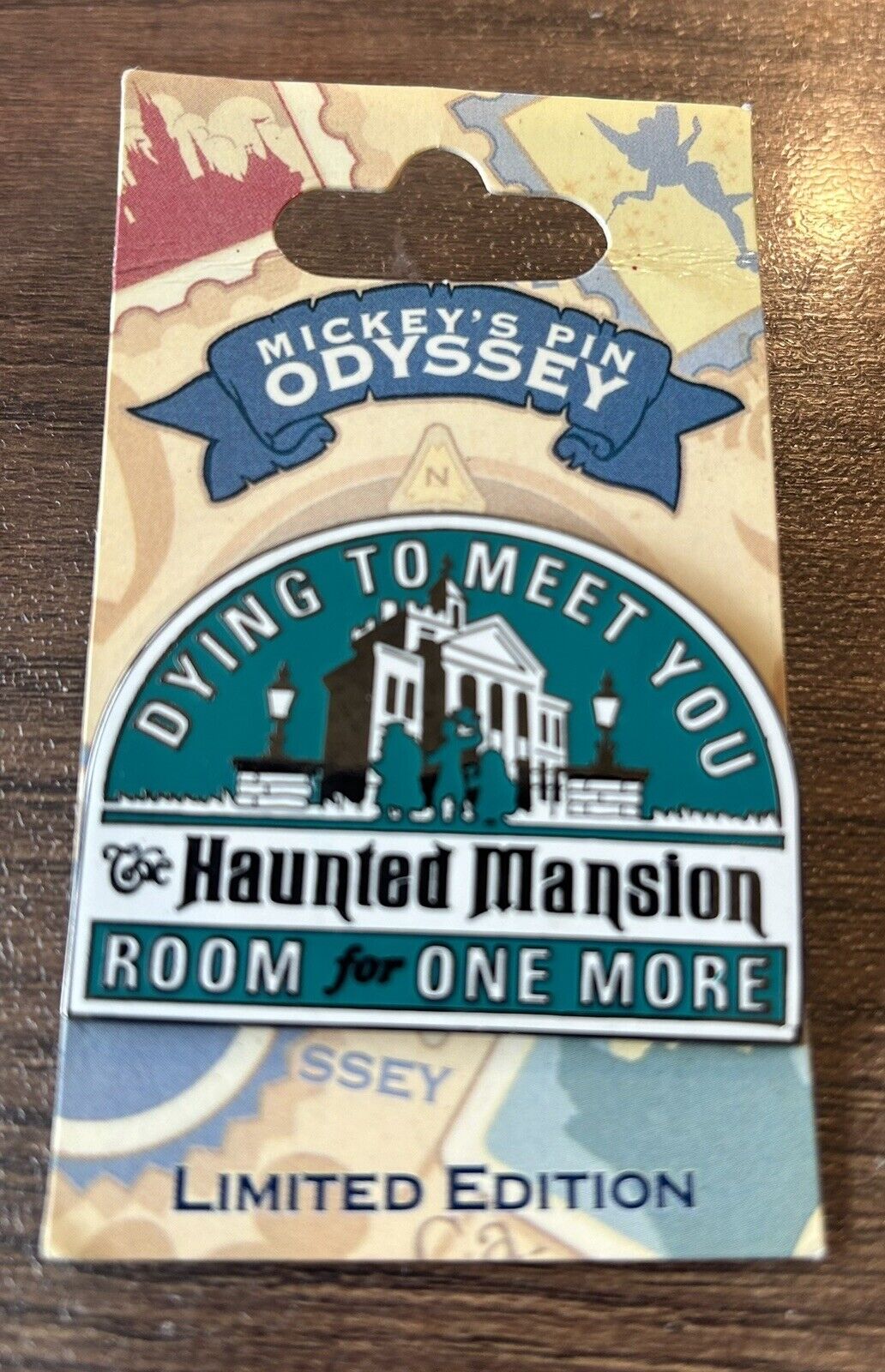 DISNEY HAUNTED MANSION MICKEY’S PIN ODYSSEY ROOM FOR ONE 1 MORE DYING TO MEET YU
