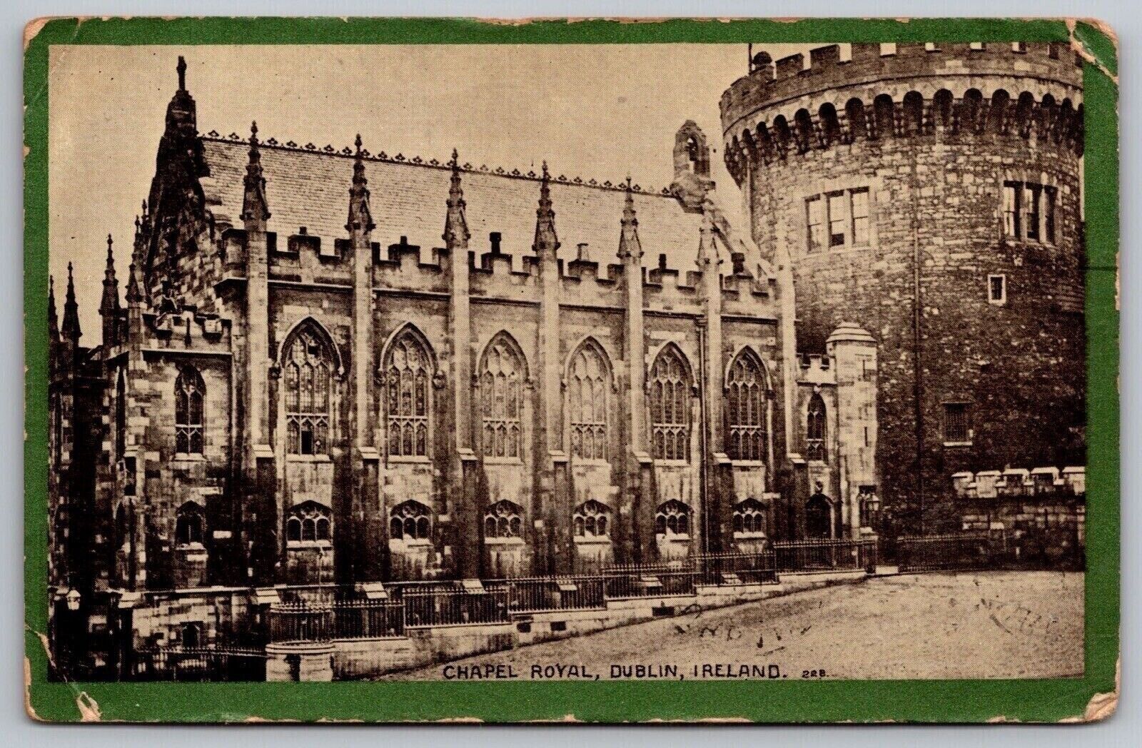 Chapel Roayl Dublin Ireland 1910 Cancel Urbana Wob Postcard