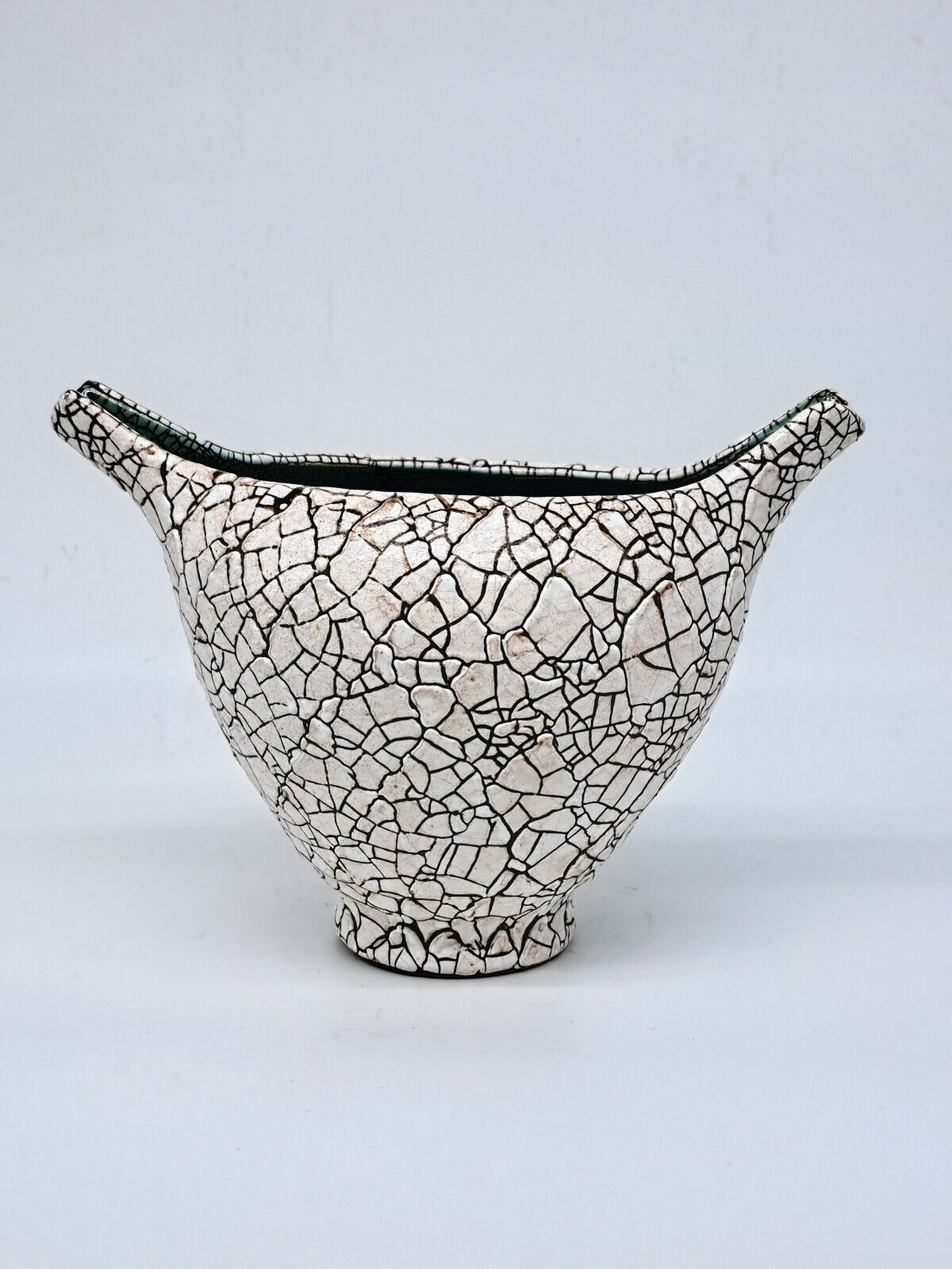 GORKA Geza Mid-Century White Pot 1960/Hand made ceramic