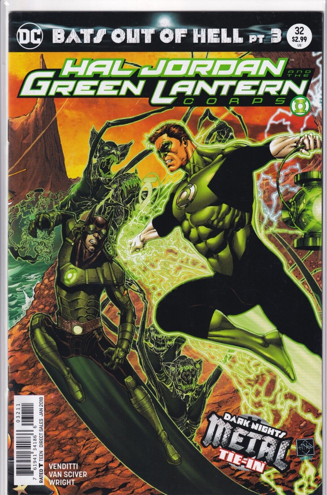 Hal Jordan and The Green Lantern Corps #32A Van Sciver NM 2018 B&B High Grade