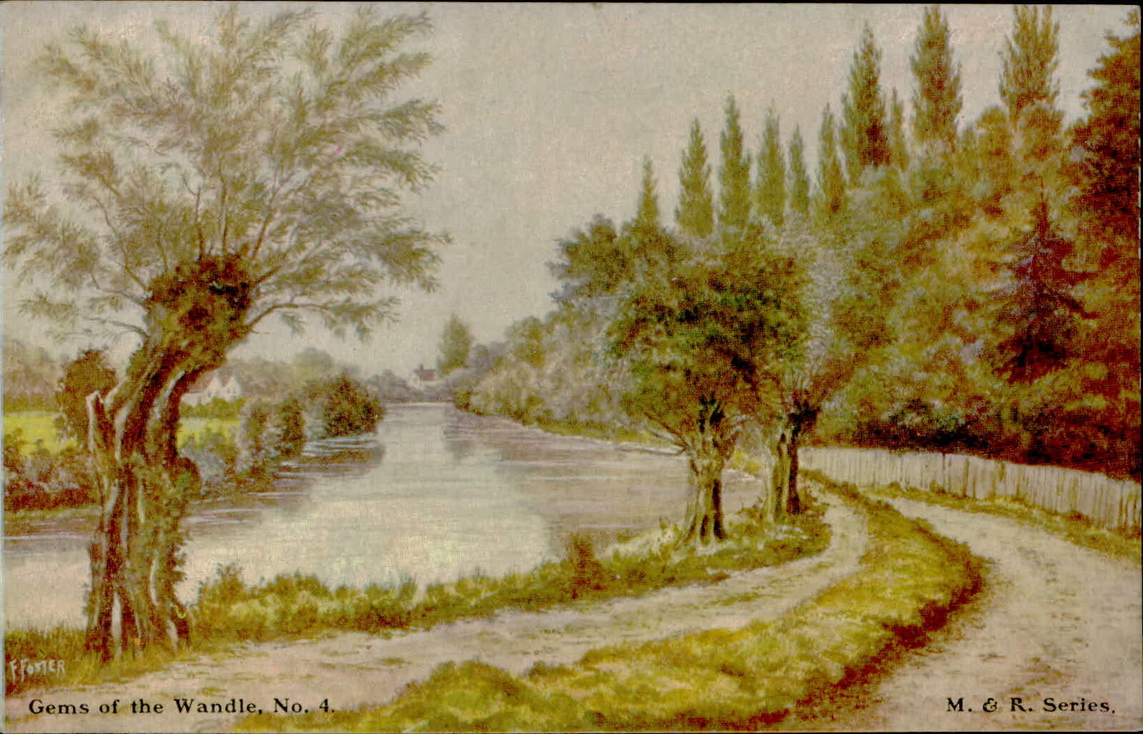 Postcard: FOSTER Gems of the Wandle, No. 4. M. & R. Series,