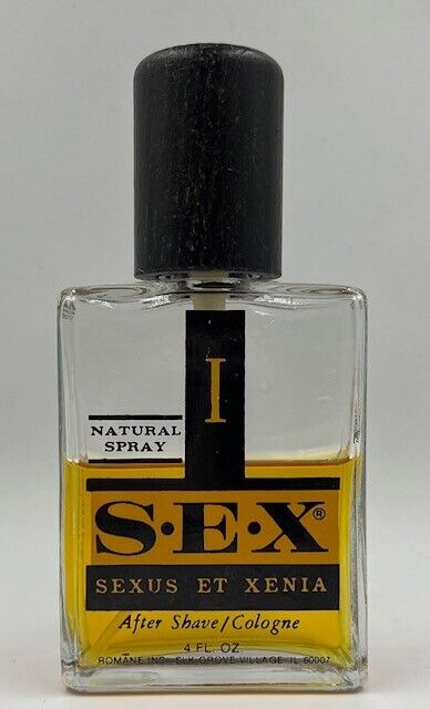 Romane SEX I Vintage After Shave/Cologne 4 oz Spray Sexus Et Xenia - 50%