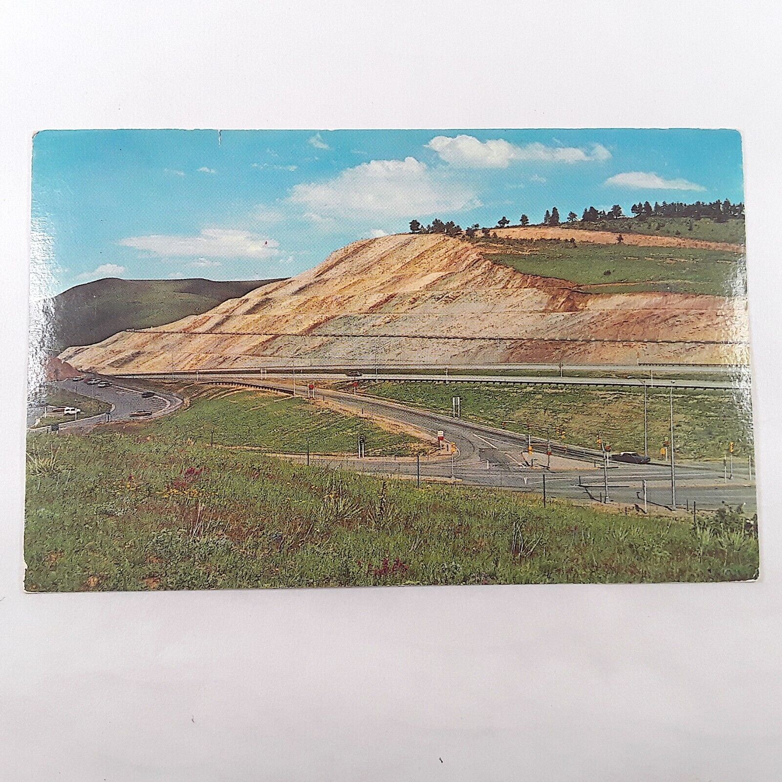 Colorado HOGBACK -Interstate 70- Geological Site Jurassic Postcard Posted 1972