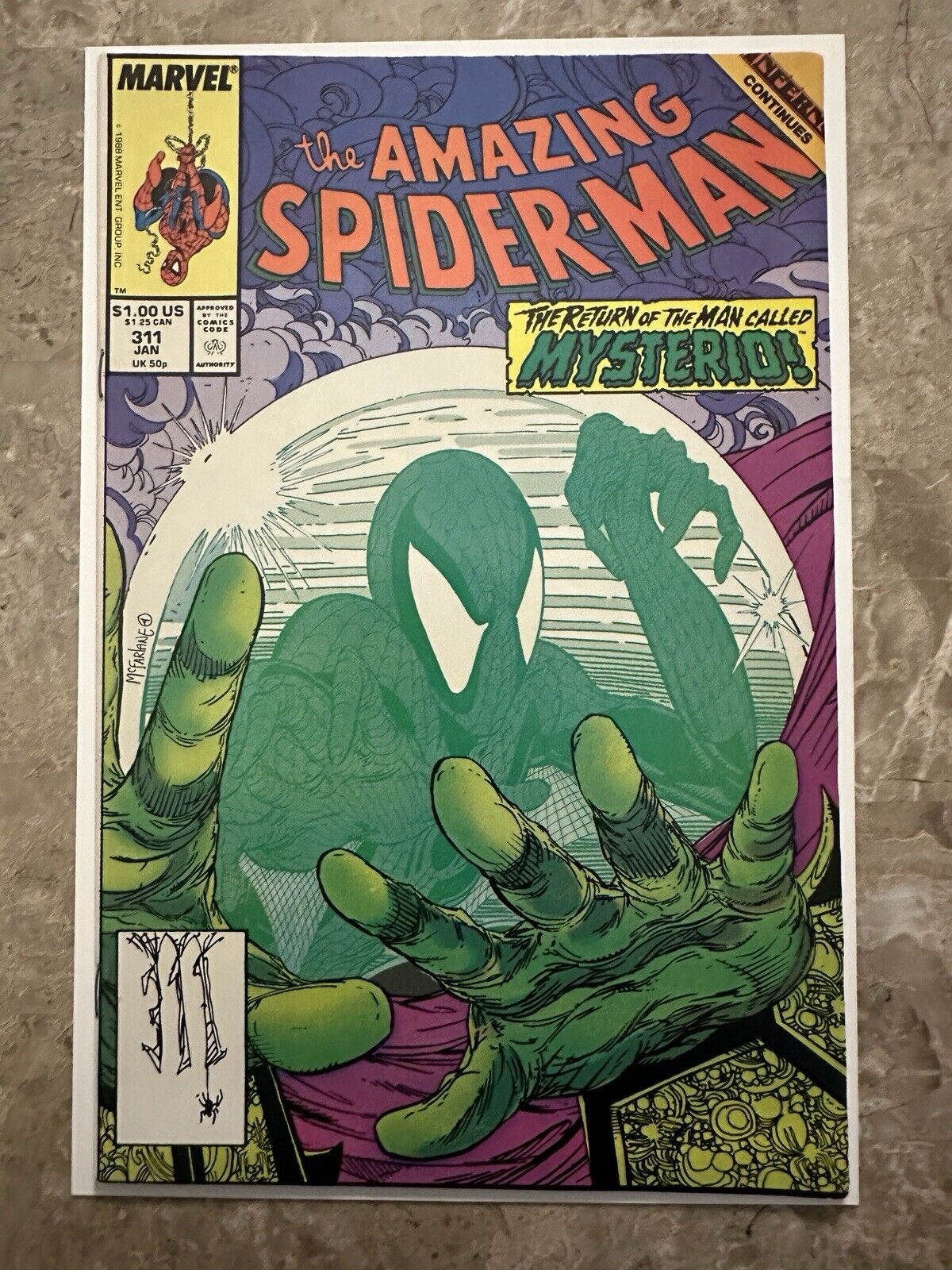 Amazing Spider-Man #311 FN/VF (1989 Marvel Comics) - Very solid copy