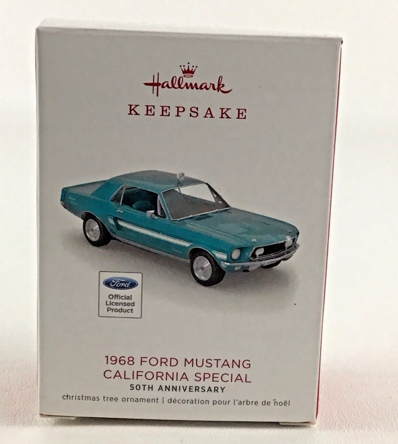 Hallmark Keepsake 50th Anniv Ornament 1968 Ford Mustang California Special 2018