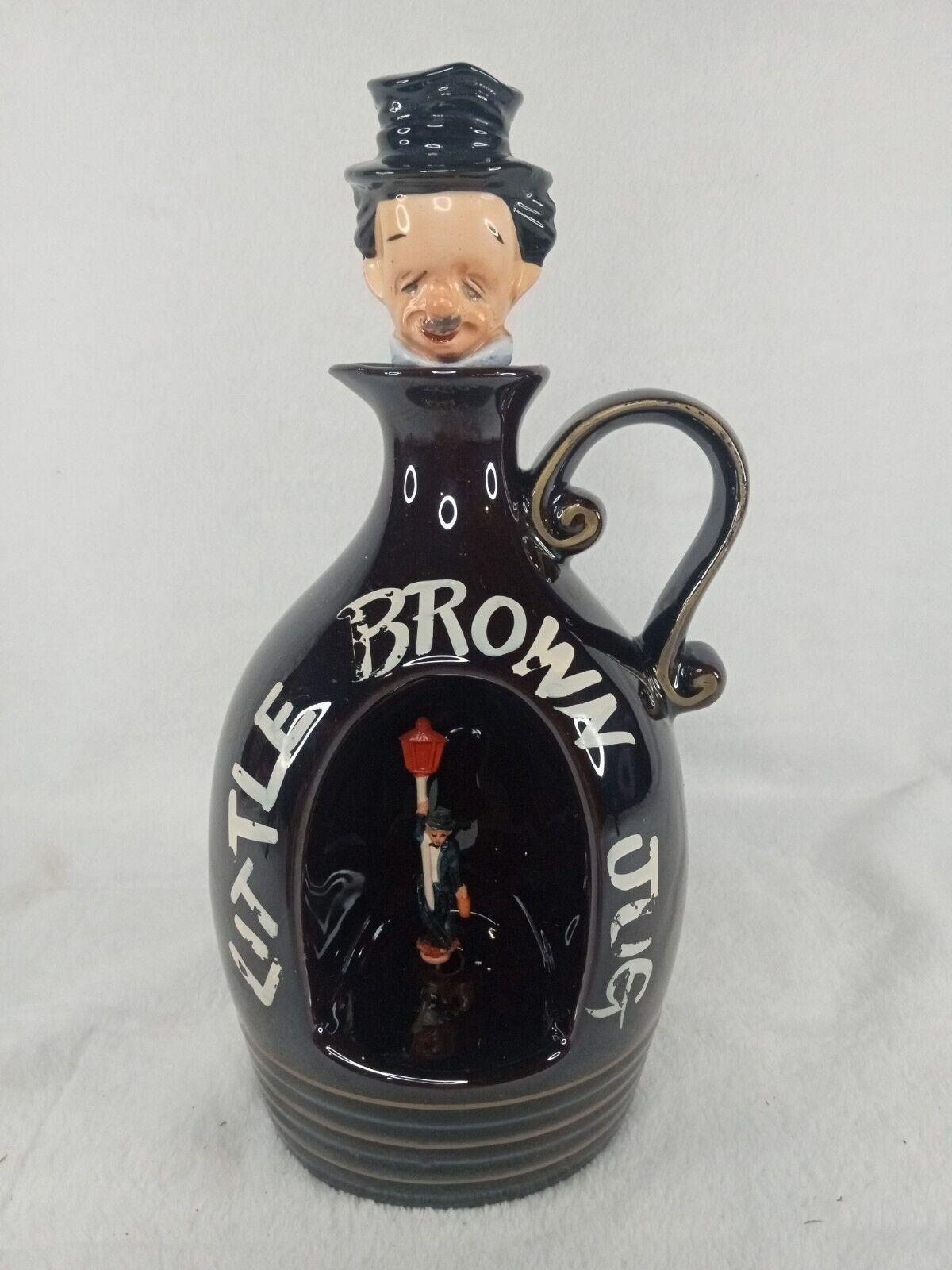 Vintage Ceramic Musical Little Brown Jug