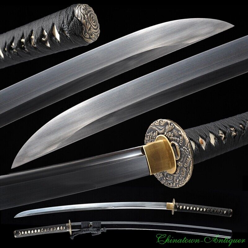 High Manganese Steel Unokubitsukuri Sharp Japanese Katana Samurai Sword #1422