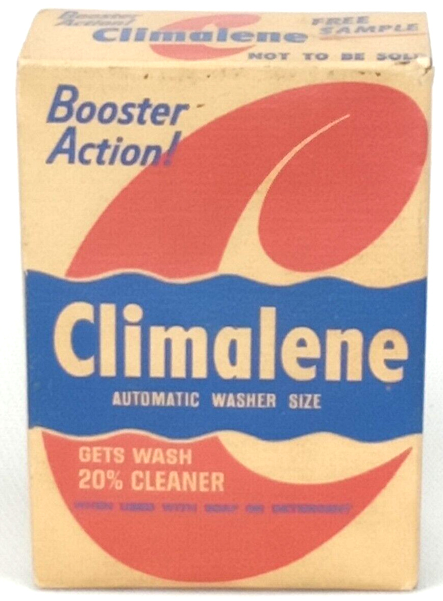 Climalene Laundry Soap Sample Size Sealed 1940s Mid Century Old Stock Rare