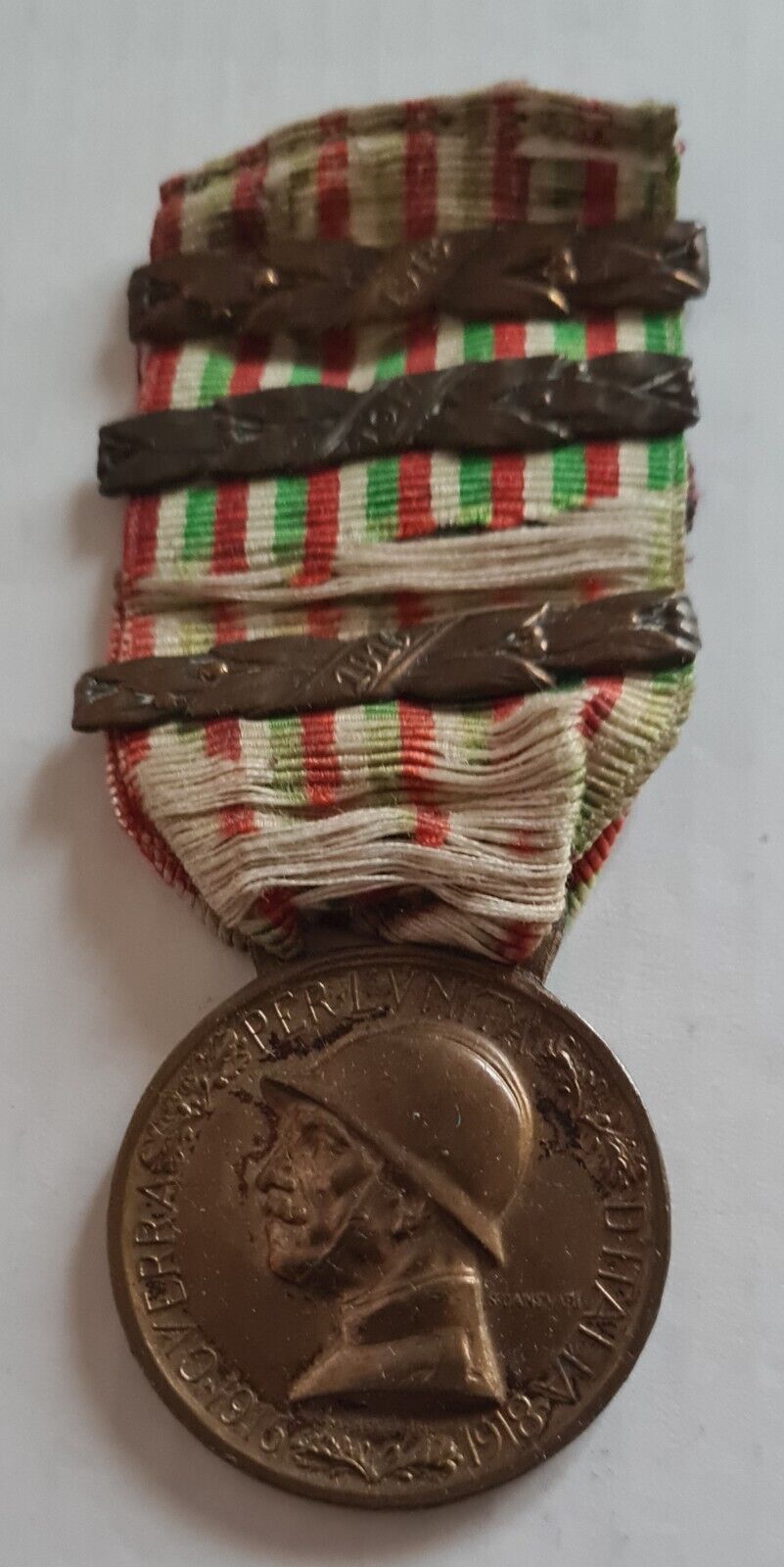 WWI Commemorative Medal for the Italo-Austrian War 1915–1918 - 3 bar 1916\\17\\18