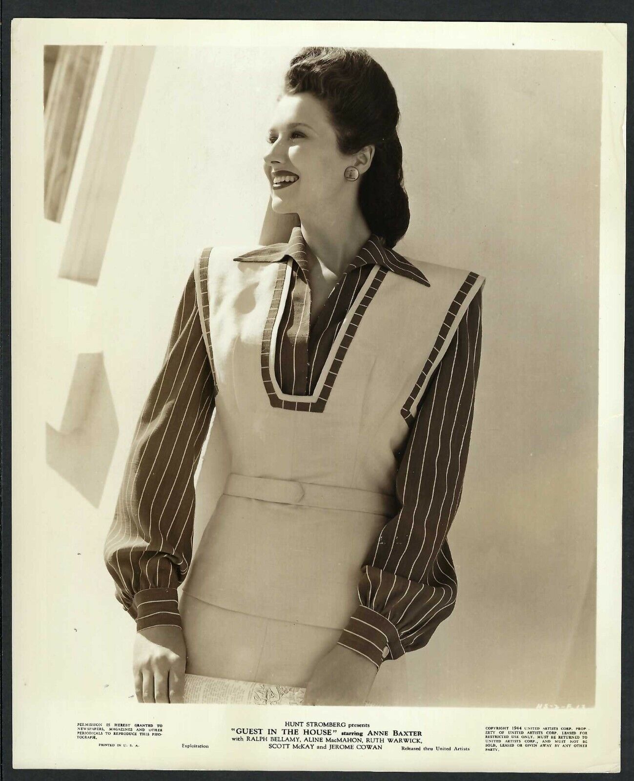 HOLLYWOOD RUTH WARWICK ACTRESS VTG 1944 STUNNING ORIGINAL PHOTO