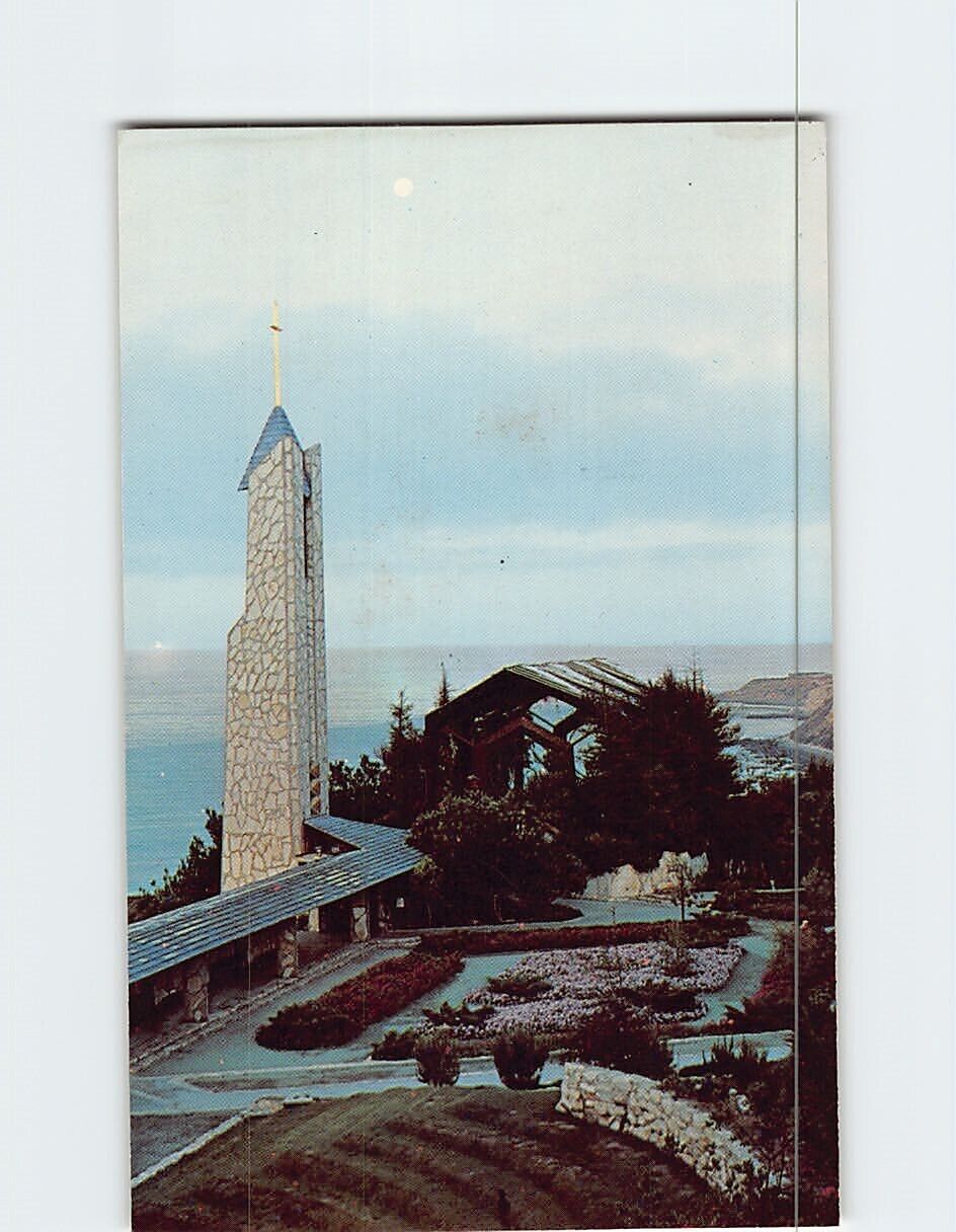 Postcard The Wayfarers\' Chapel Portuguese Bend California USA