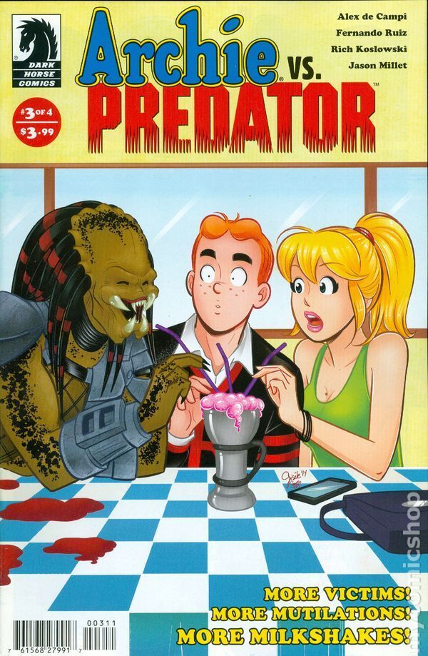 Archie vs. Predator #3A Lagace FN 2015 Stock Image