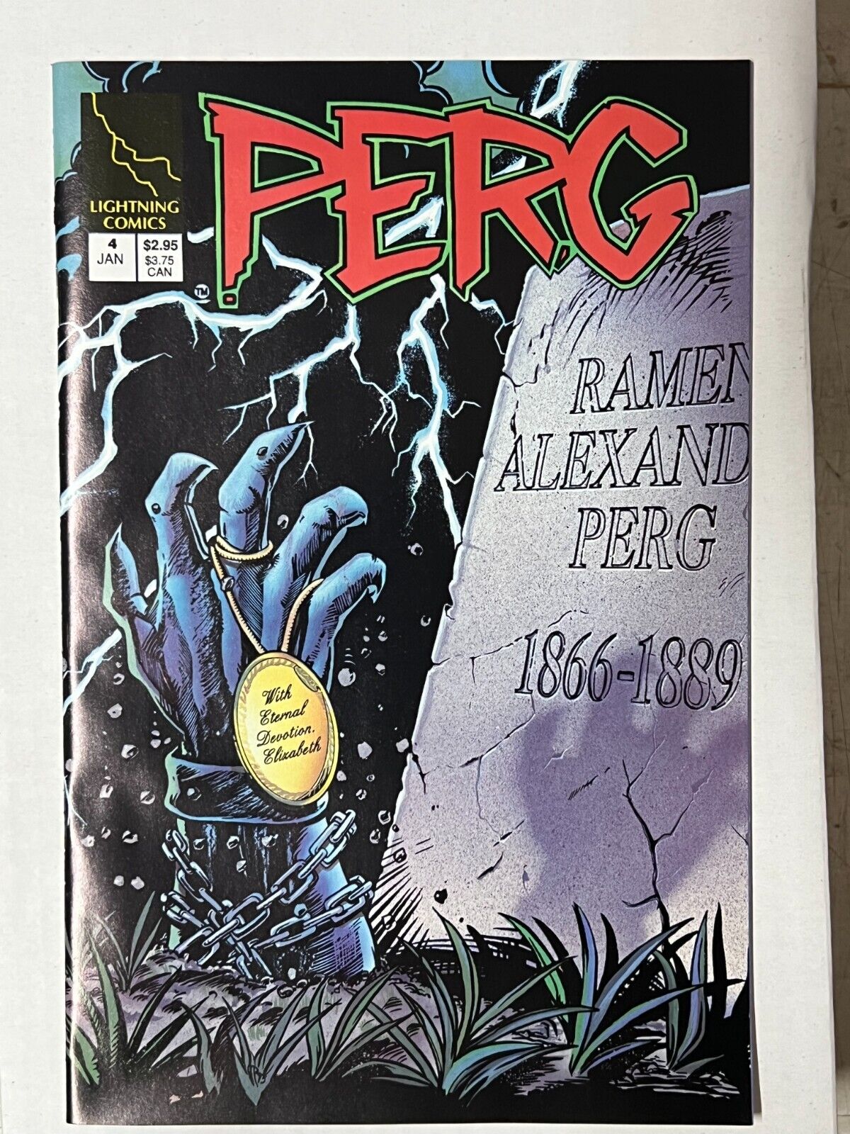 Perg #4 Lightning Comics 1994 | Combined Shipping B&B