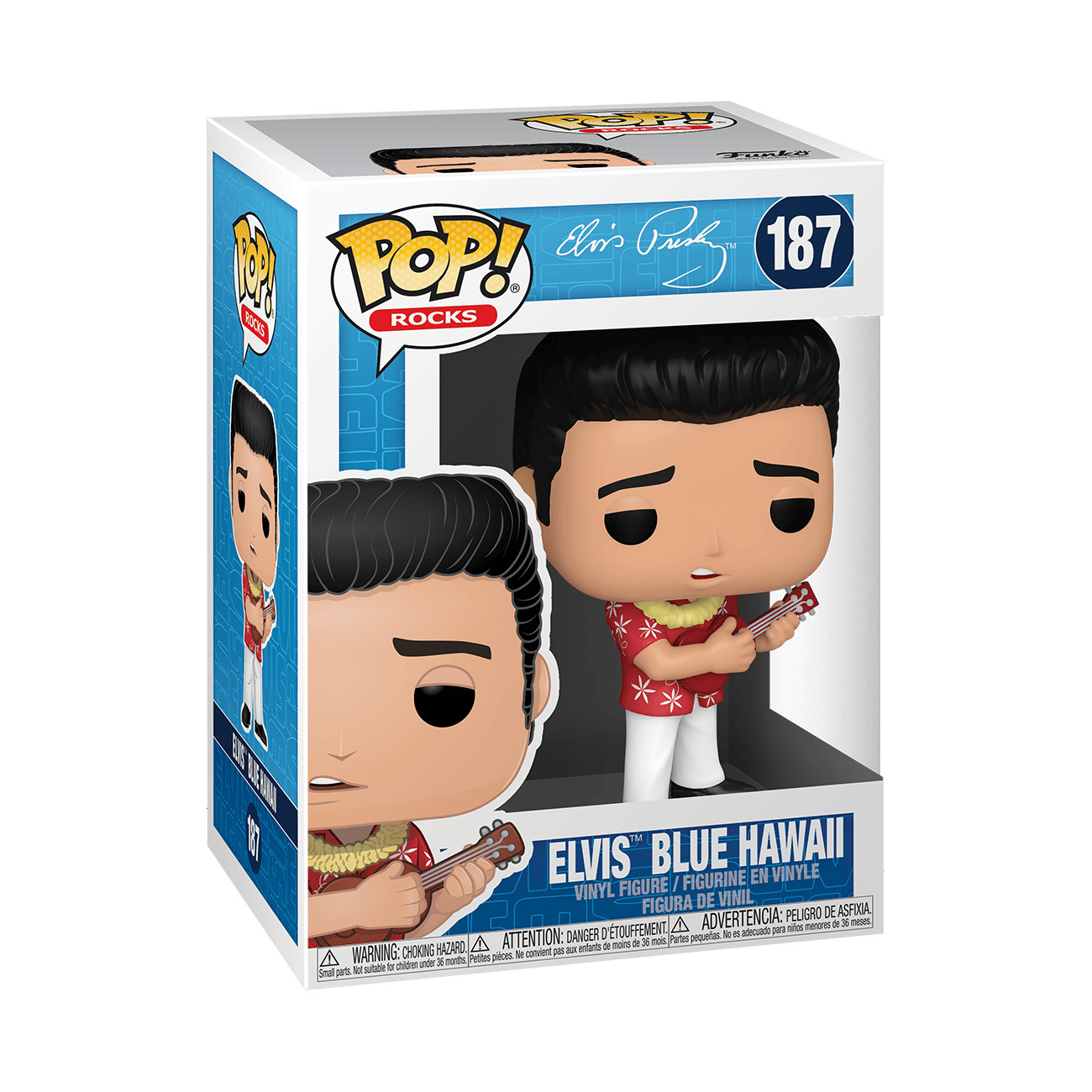 Funko Pop Rocks Elvis Presley Elvis Presley Blue Hawaii #187