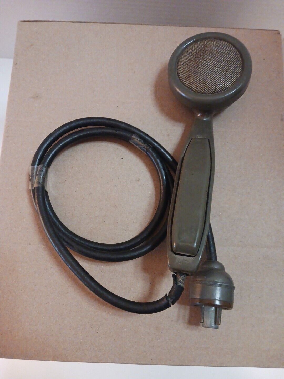 EXTREMELY RARE Vintage EDISON EDIPHONE Transcription Hand Held MICROPHONE