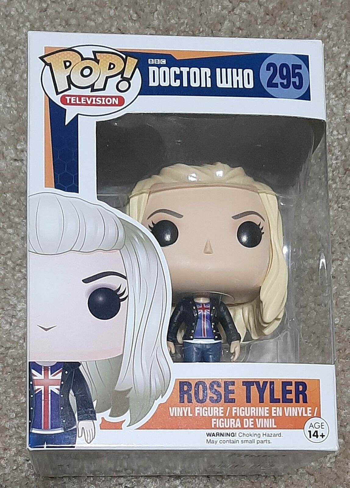 Funko Pop BBC Doctor Who #295 ROSE TYLER Vinyl Figure Bad Wolf VAULTED Dr Who