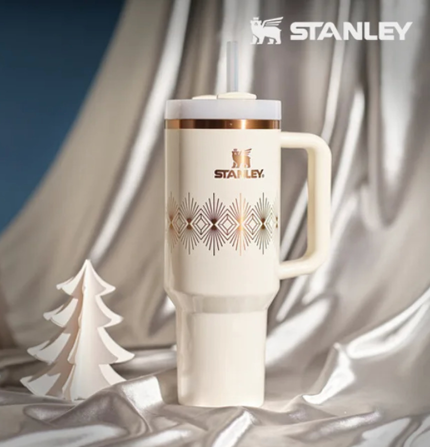 Stanley Quencher H2.0 Flowstate Tumbler Gift Collection 1.18L (Cream) EMS FedEx