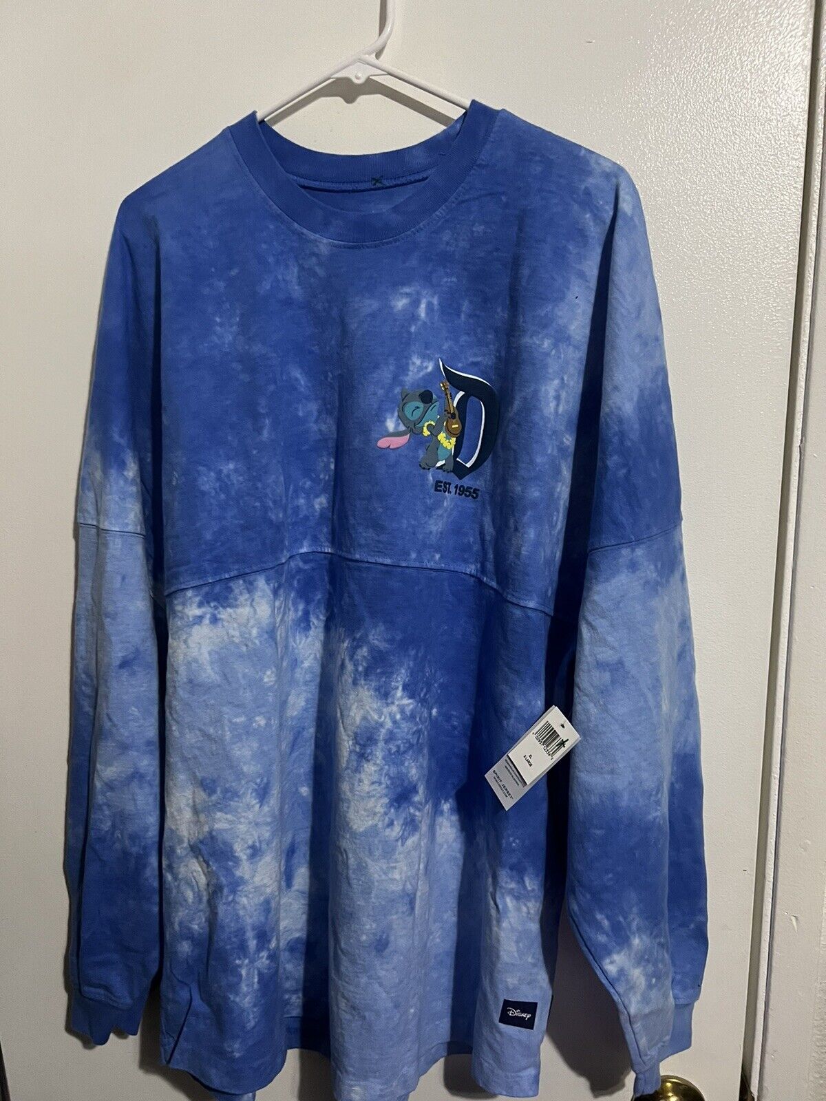 Disney Disneyland Resort Stitch Spirit Jersey Tie Dye Adult XLARGE