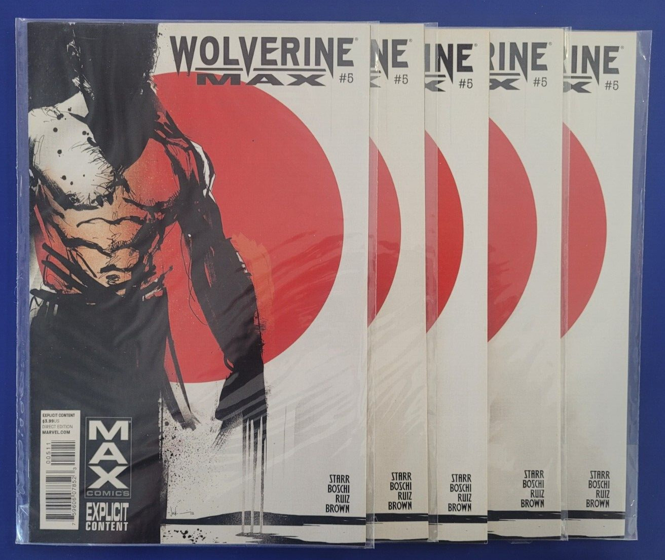Wolverine Max #5 Marvel Comics Dealer lot X5