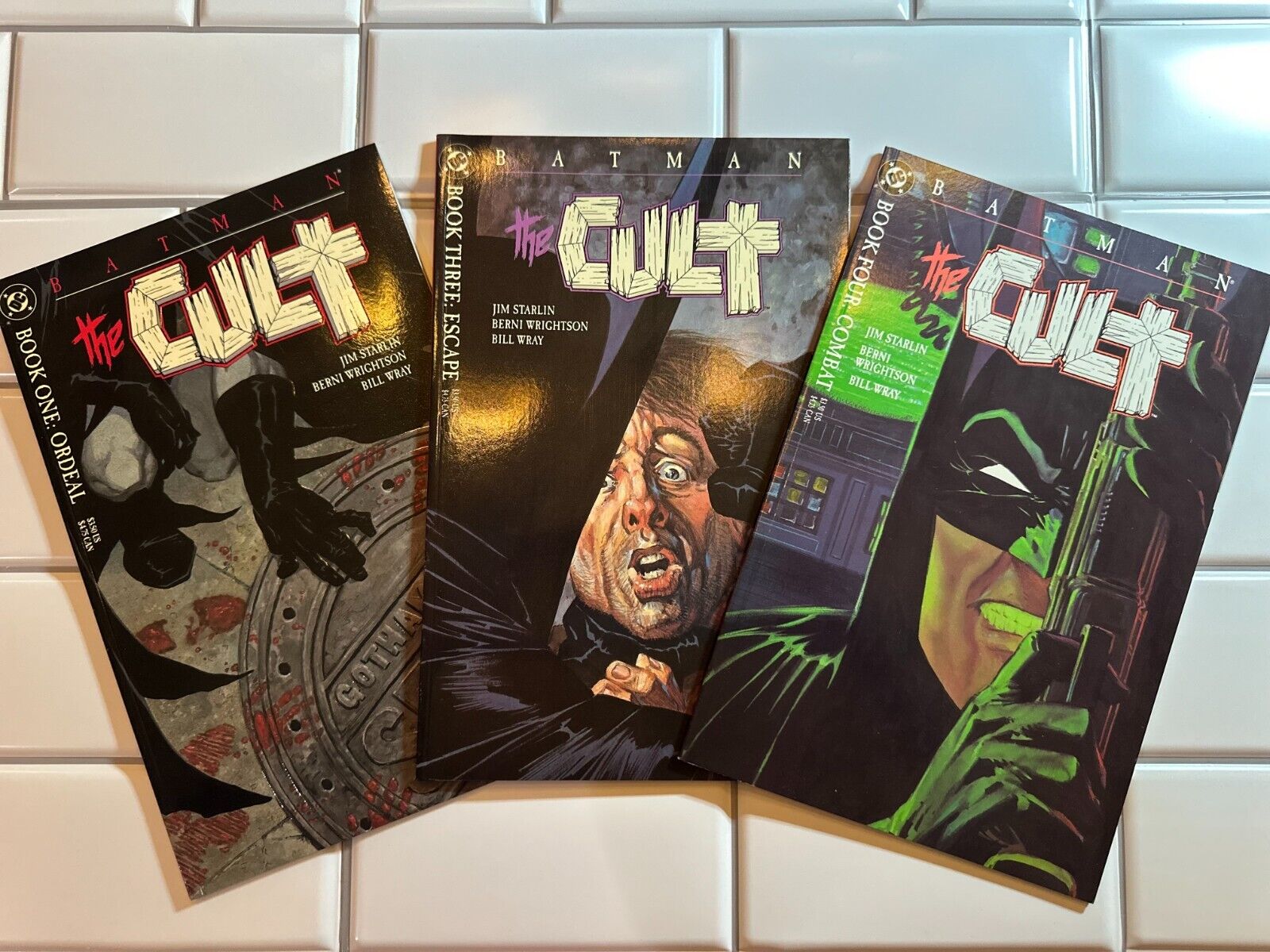 Batman The Cult #1, 3, 4 Set of Three DC Comics 1988 - 