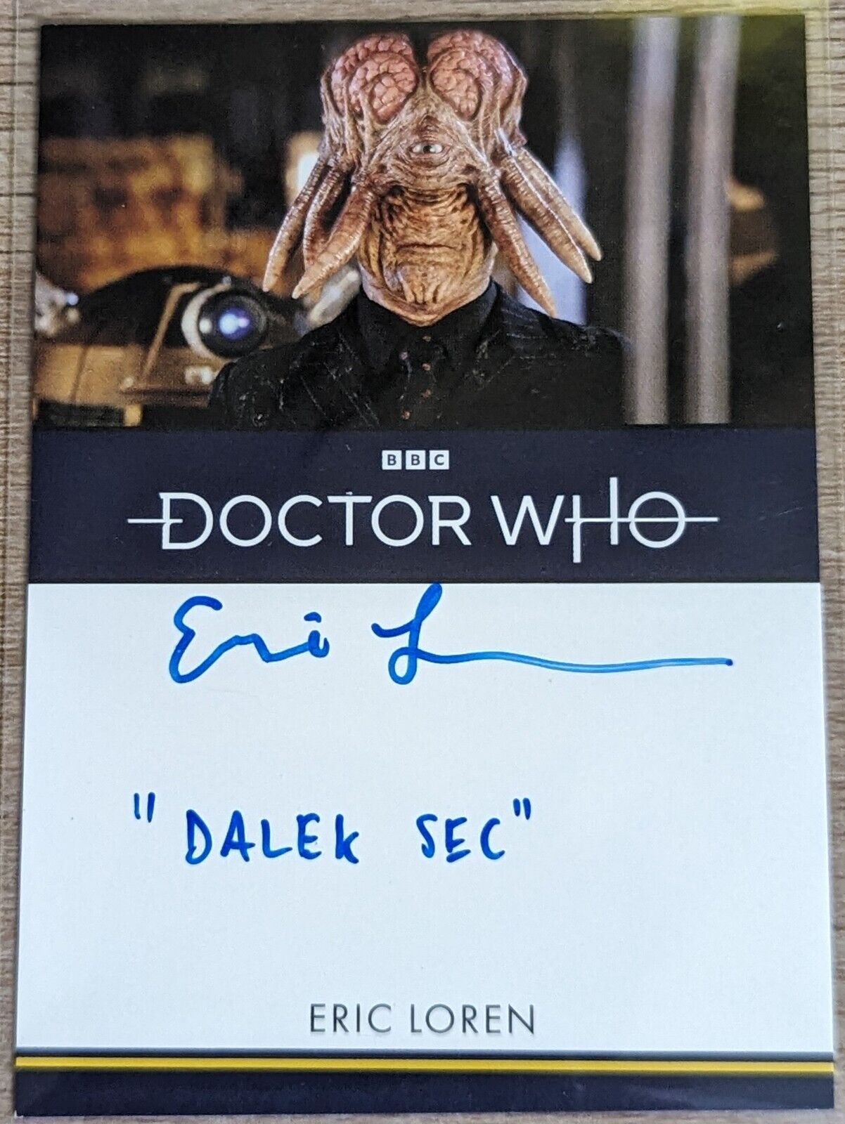2023 Rittenhouse Doctor Who Series 1-4 Inscription Autograph Card Eric Loren