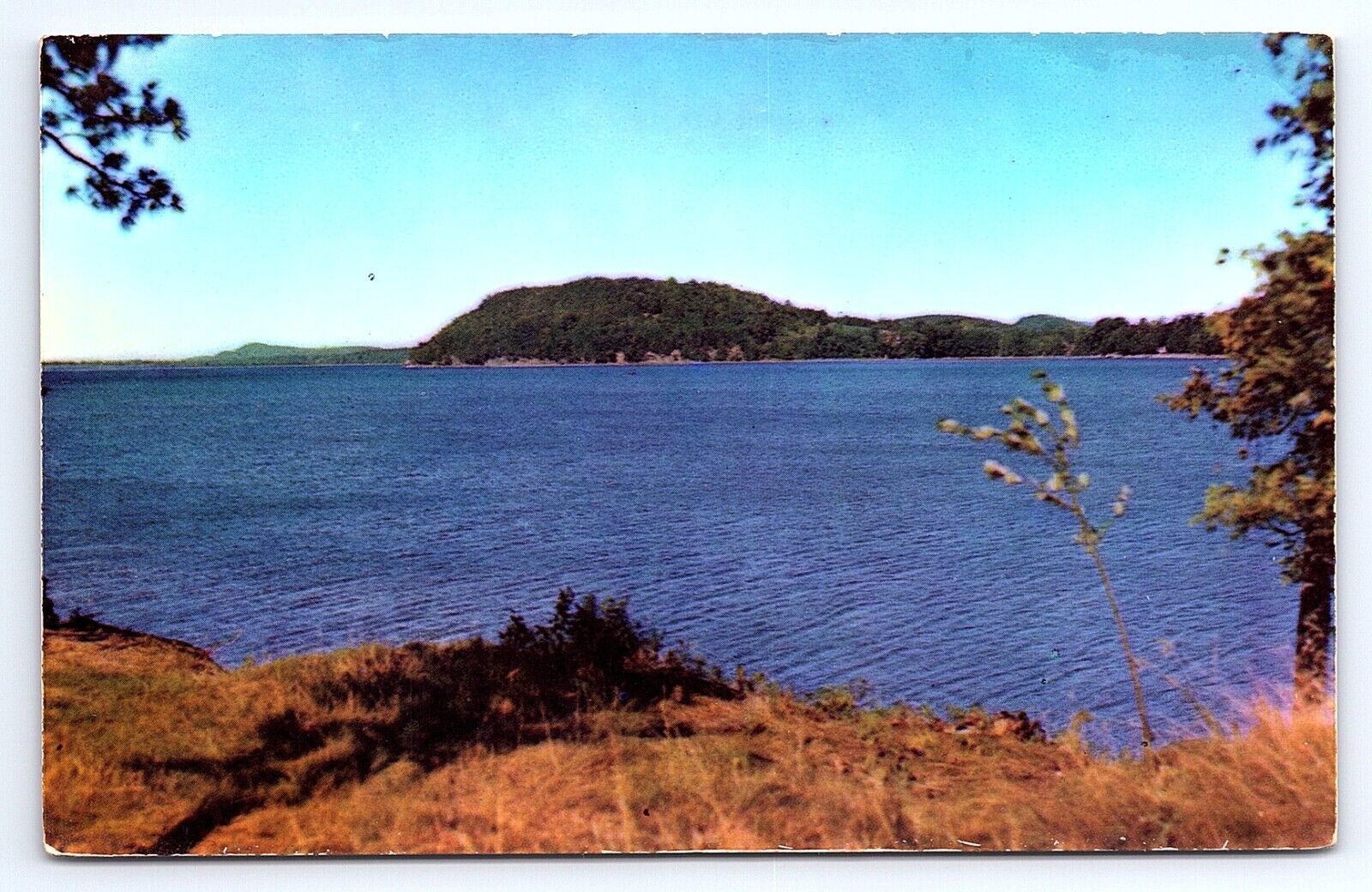 Postcard Mallett\'s Bay Lake Champlain Vermont VTR