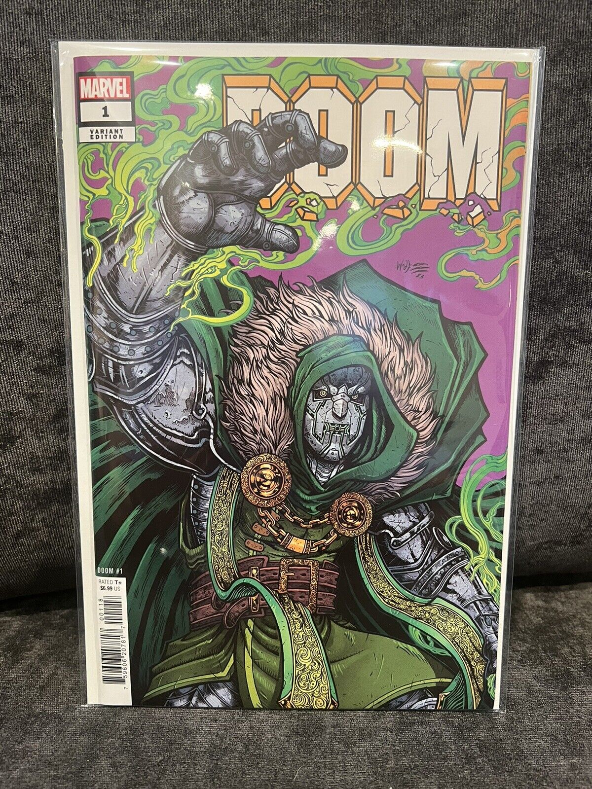 Doom #1 1:25 NM Maria Wolf Variant Cover. Send To CGC