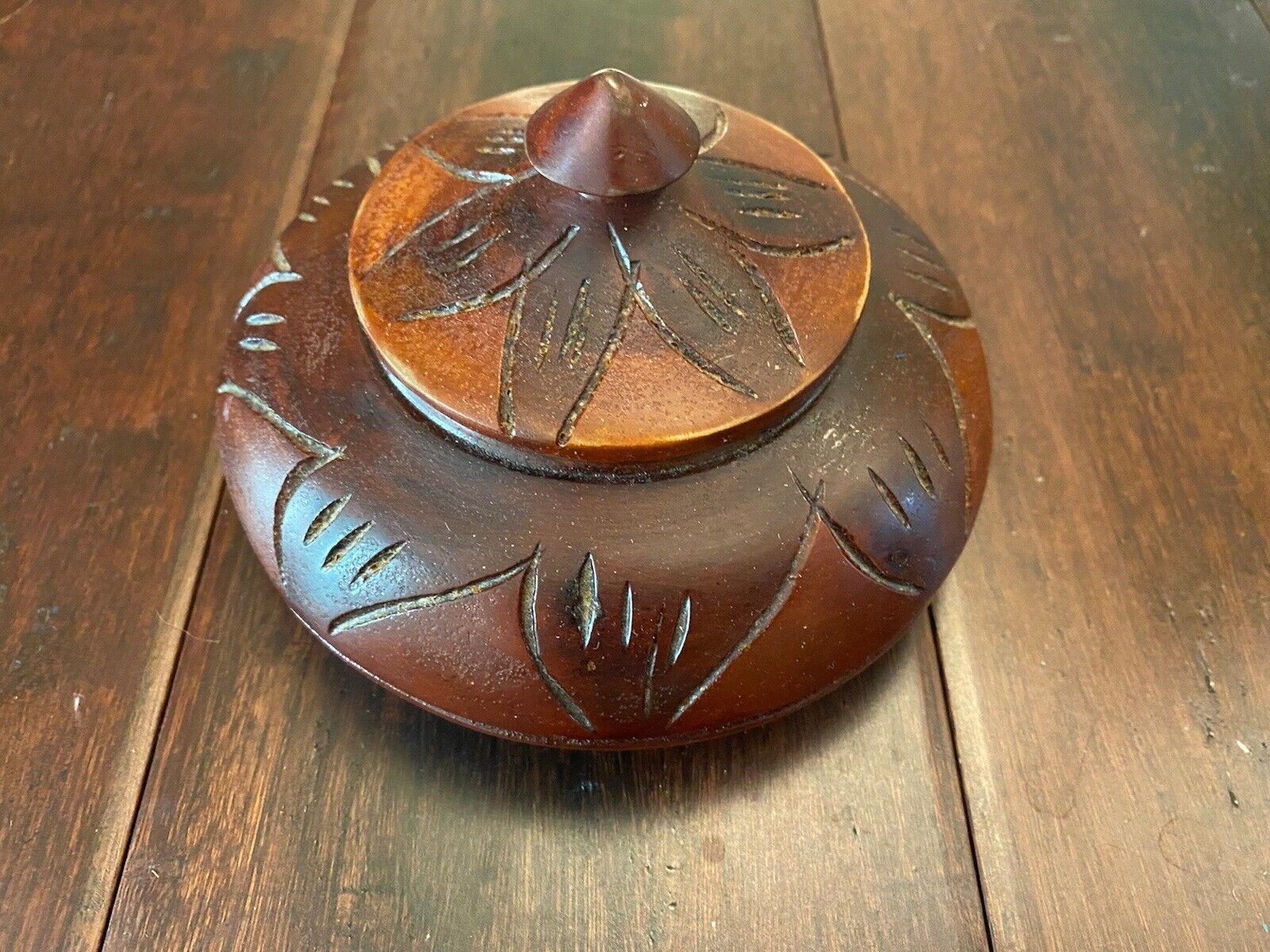 Handmade Haiti Wooden Box for Jewelry, Trinkets, Valuables Storage Collection #4