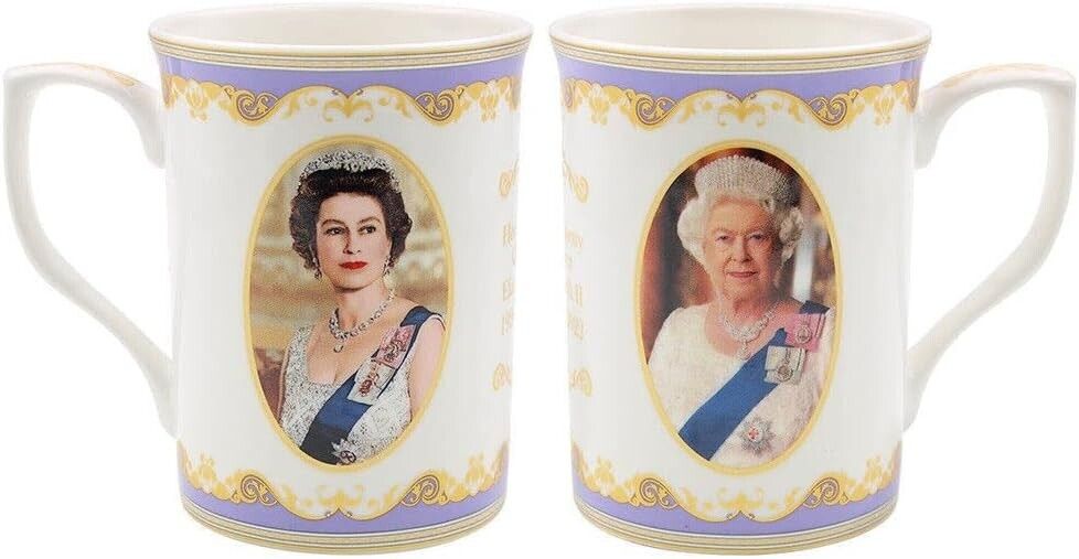 Queen Elizabeth II Commemorative Collection Lippy Mug In Gift Box Royal Family