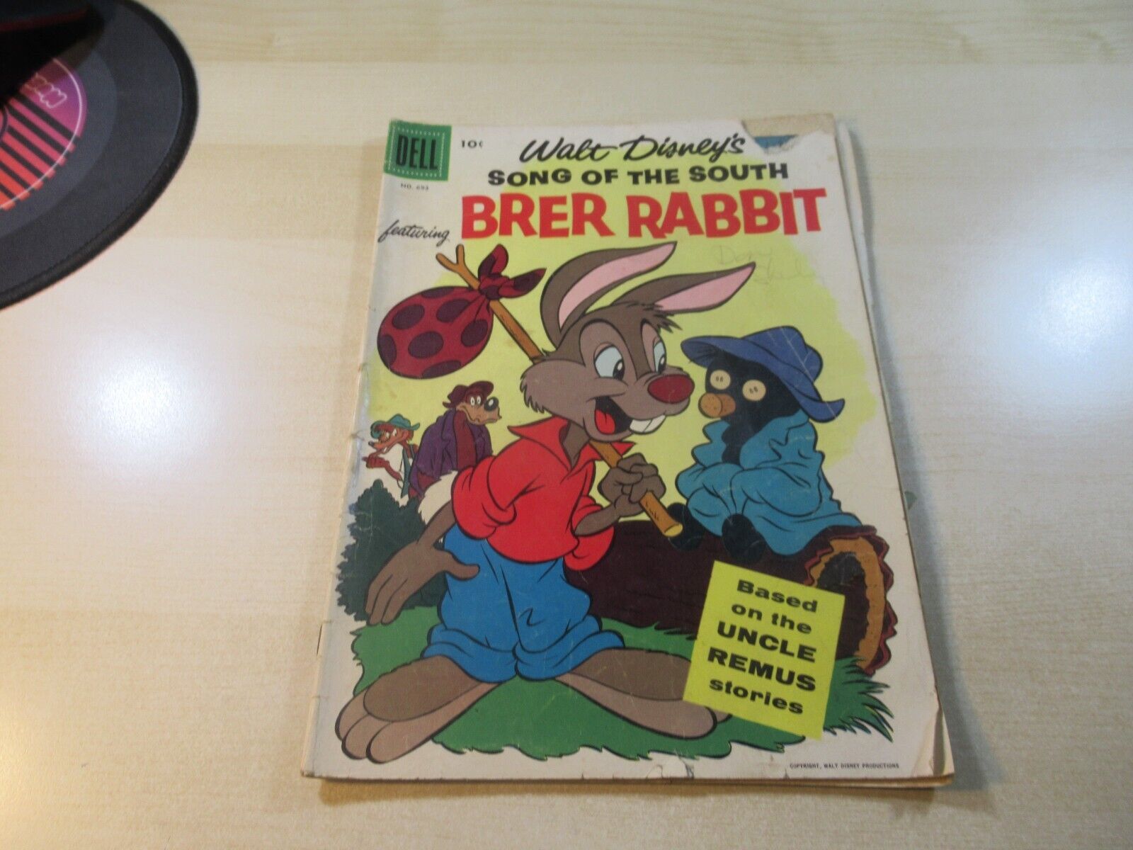FOUR COLOR COMICS #693 DISNEY'S SONG OF THE SOUTH BRER RABBIT DELL SILVER AGE