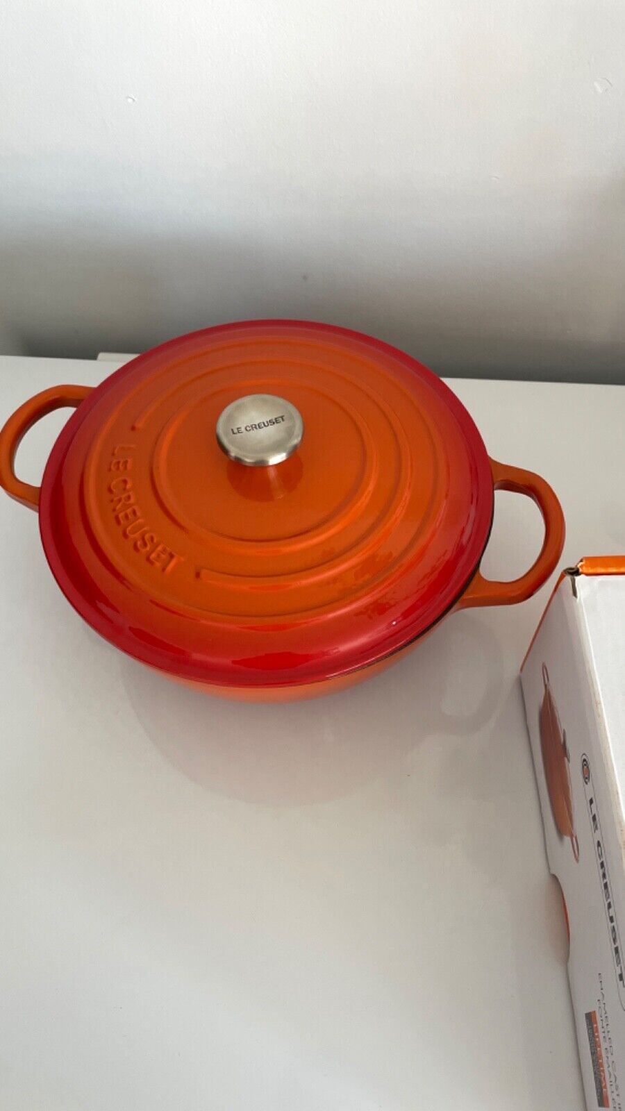 Le Creuset LS2501-262SS Dutch Oven - Orange