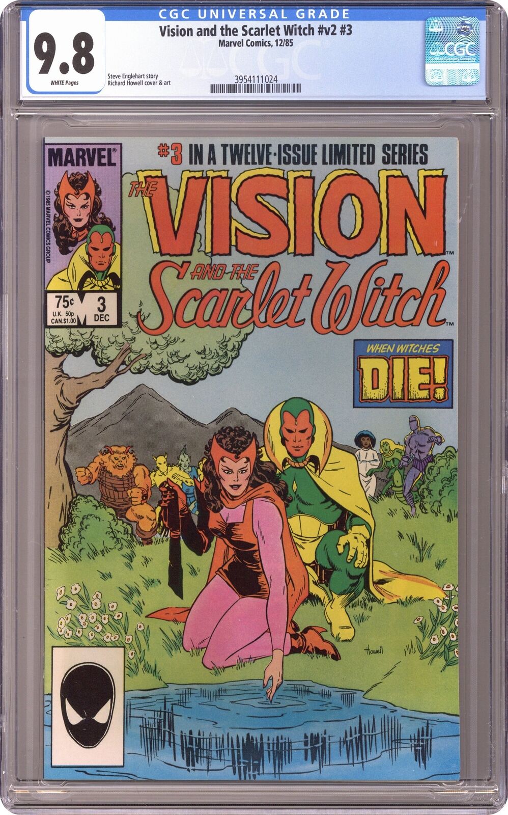 Vision and the Scarlet Witch #3 CGC 9.8 1985 3954111024