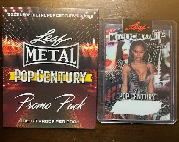 2023 Leaf Metal Pop Century Proof Knockouts  Teyana Taylor 1/1