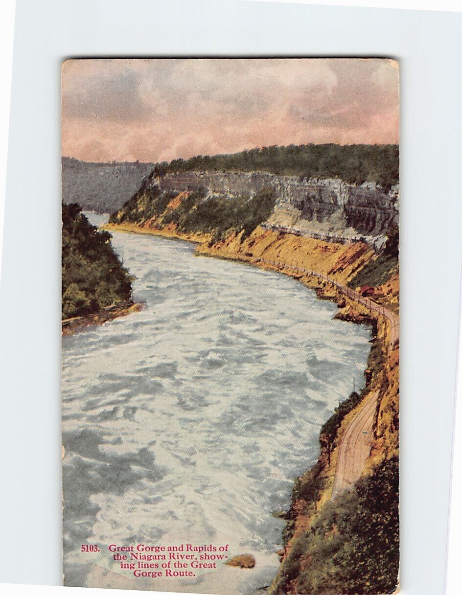 Postcard Great Gorge and Rapids of the Niagara