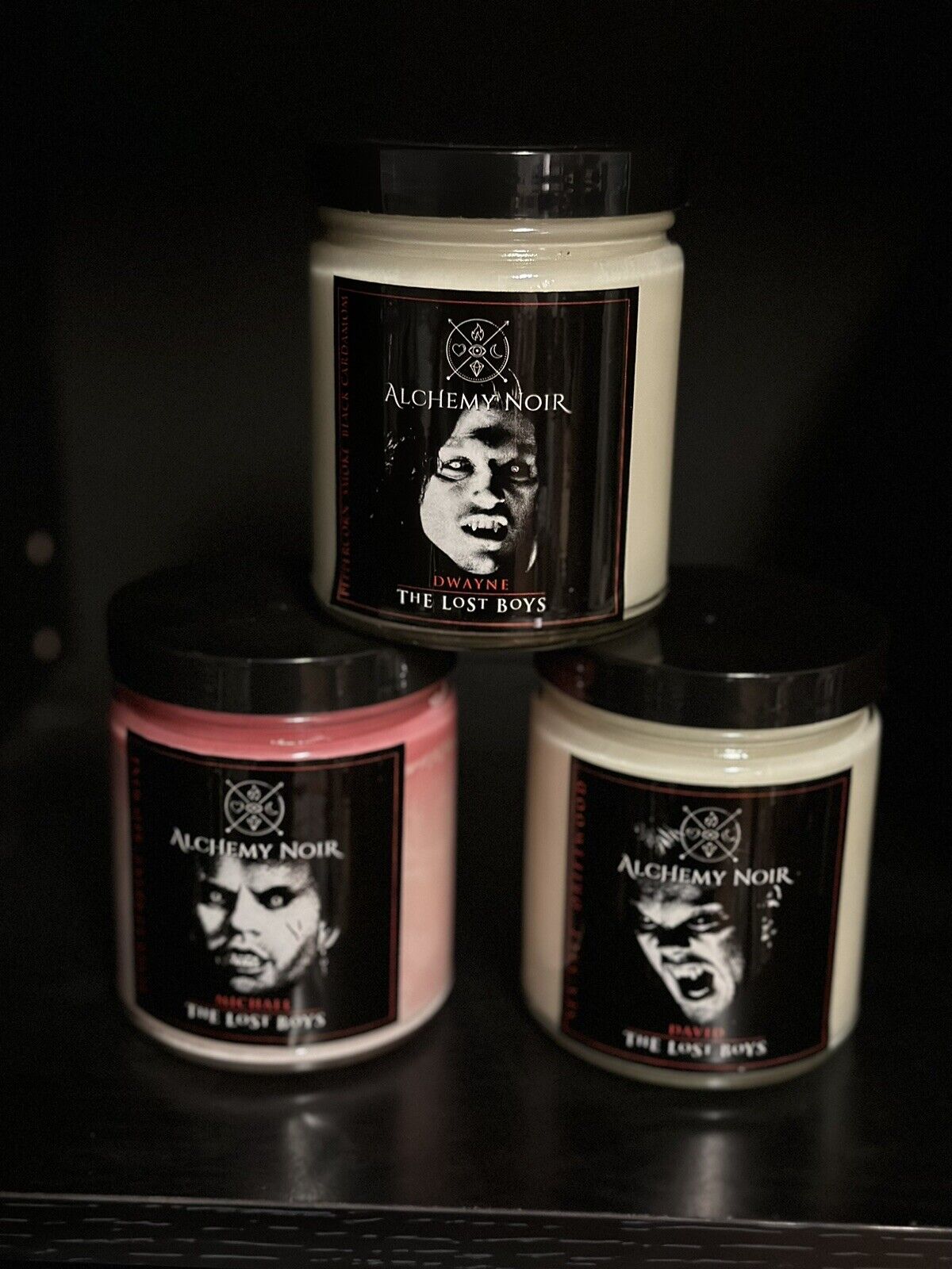 The Lost Boys Candle Set By Alchemy Noir. Rare.  Limited Edition. 1/25. 9oz