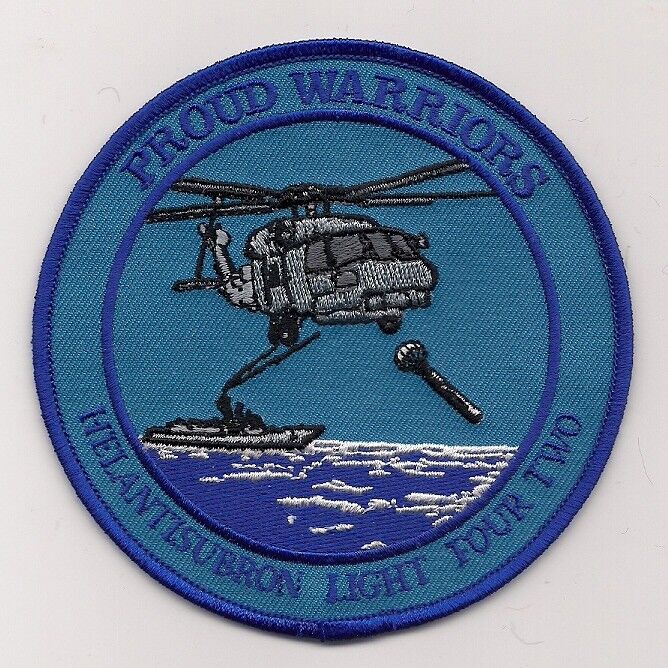 USN HSL-42 PROUD WARRIORS 1980s version patch SH-60B SEAHAWK HELICOPTER SQN