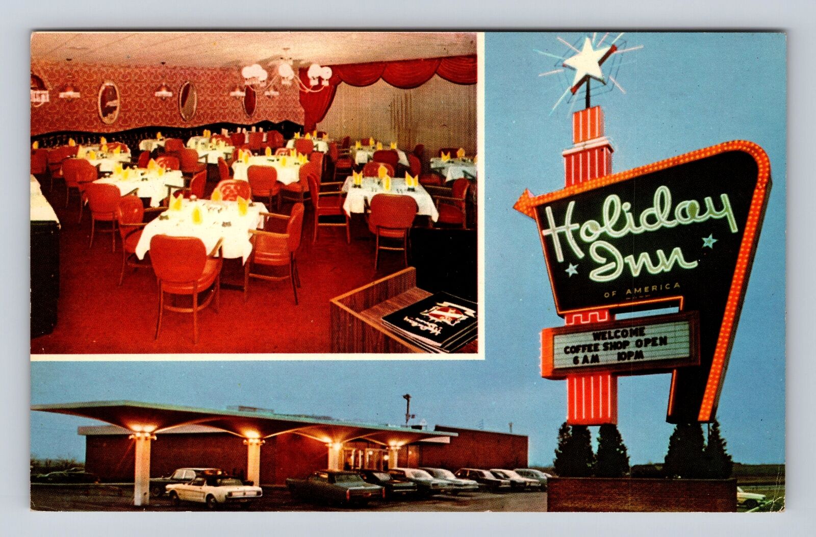 Richmond KY-Kentucky, Holiday Inn, Advertising, Antique Vintage c1970 Postcard