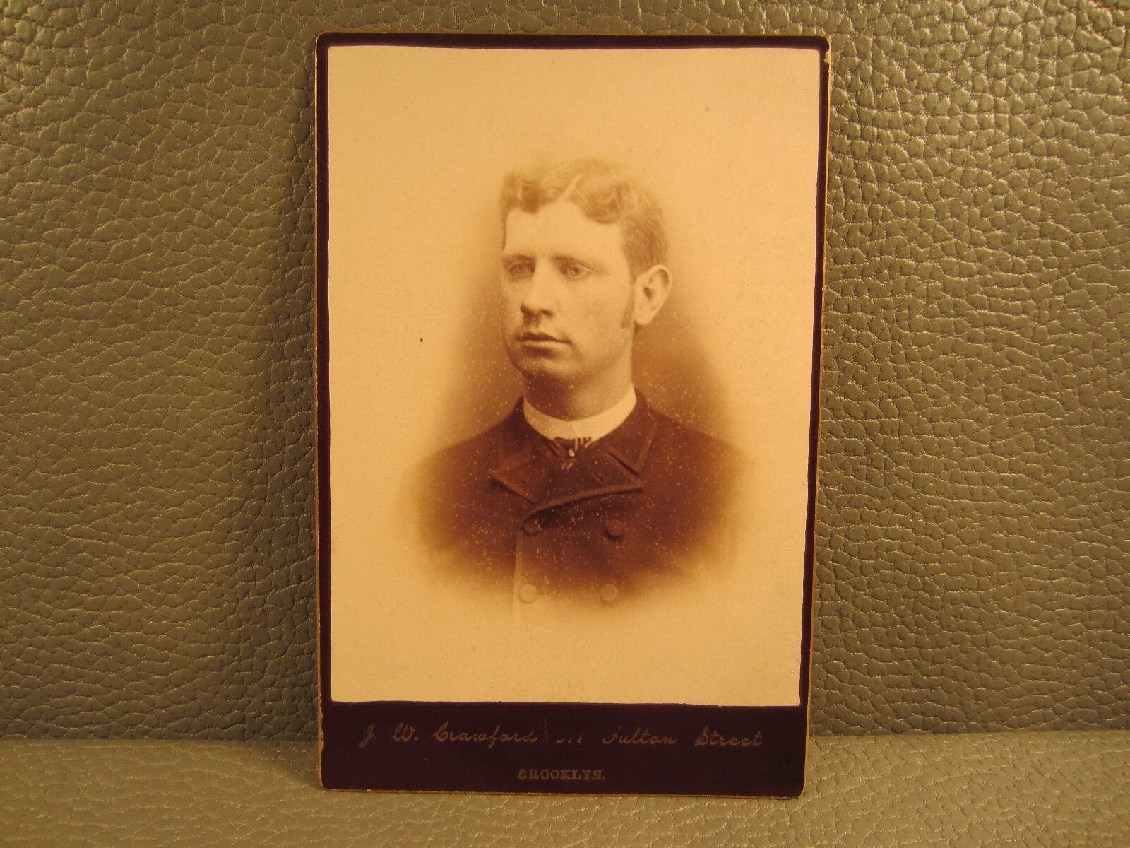 Victorian Antique Cabinet Card Photo of a Young Man 