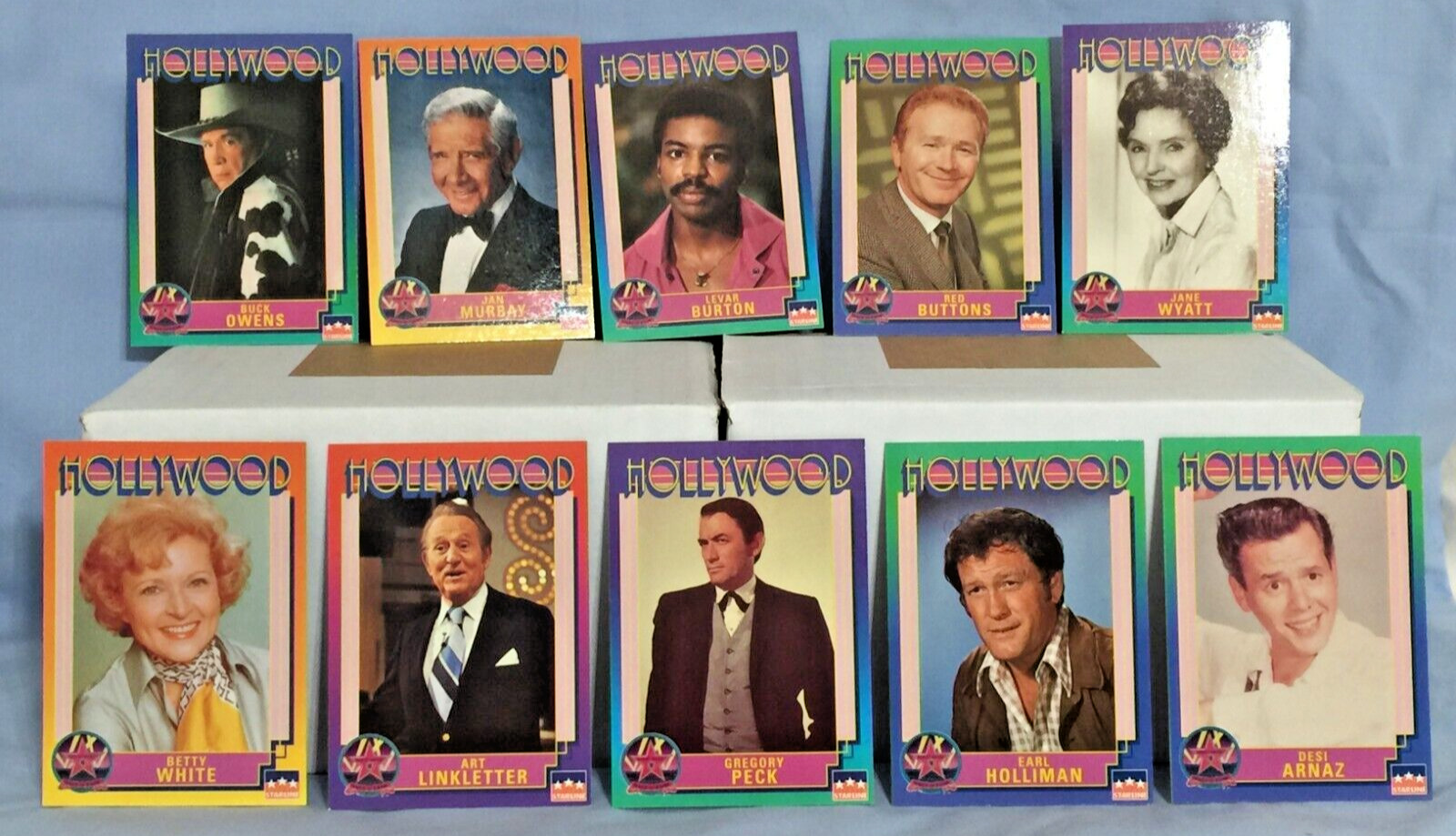 LOT of 10 HOLLYWOOD WALK OF FAME TRADING CARDS     (W4)
