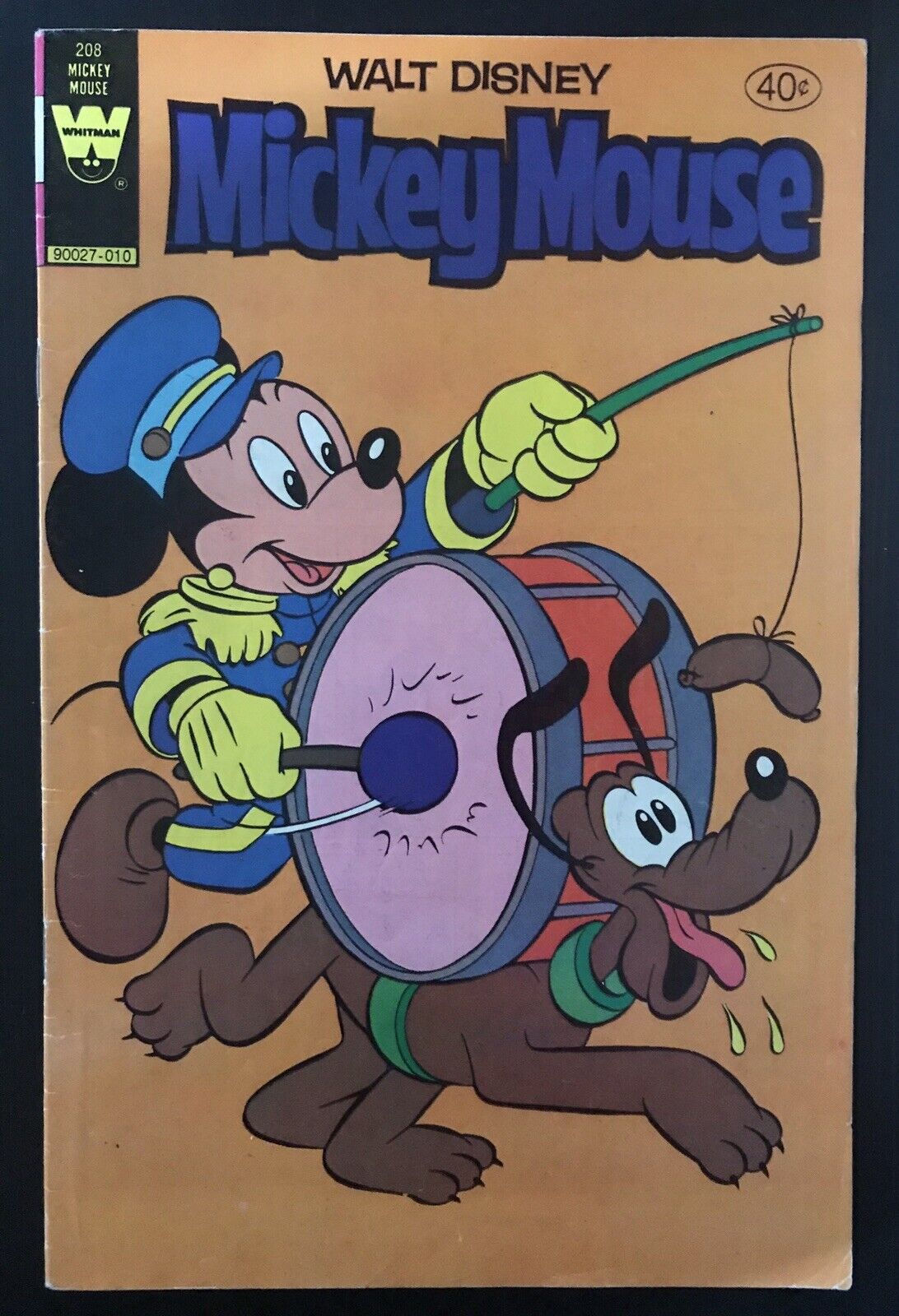 Mickey Mouse #208 First Printing 1980 Whitman 3 Pack Comic Book