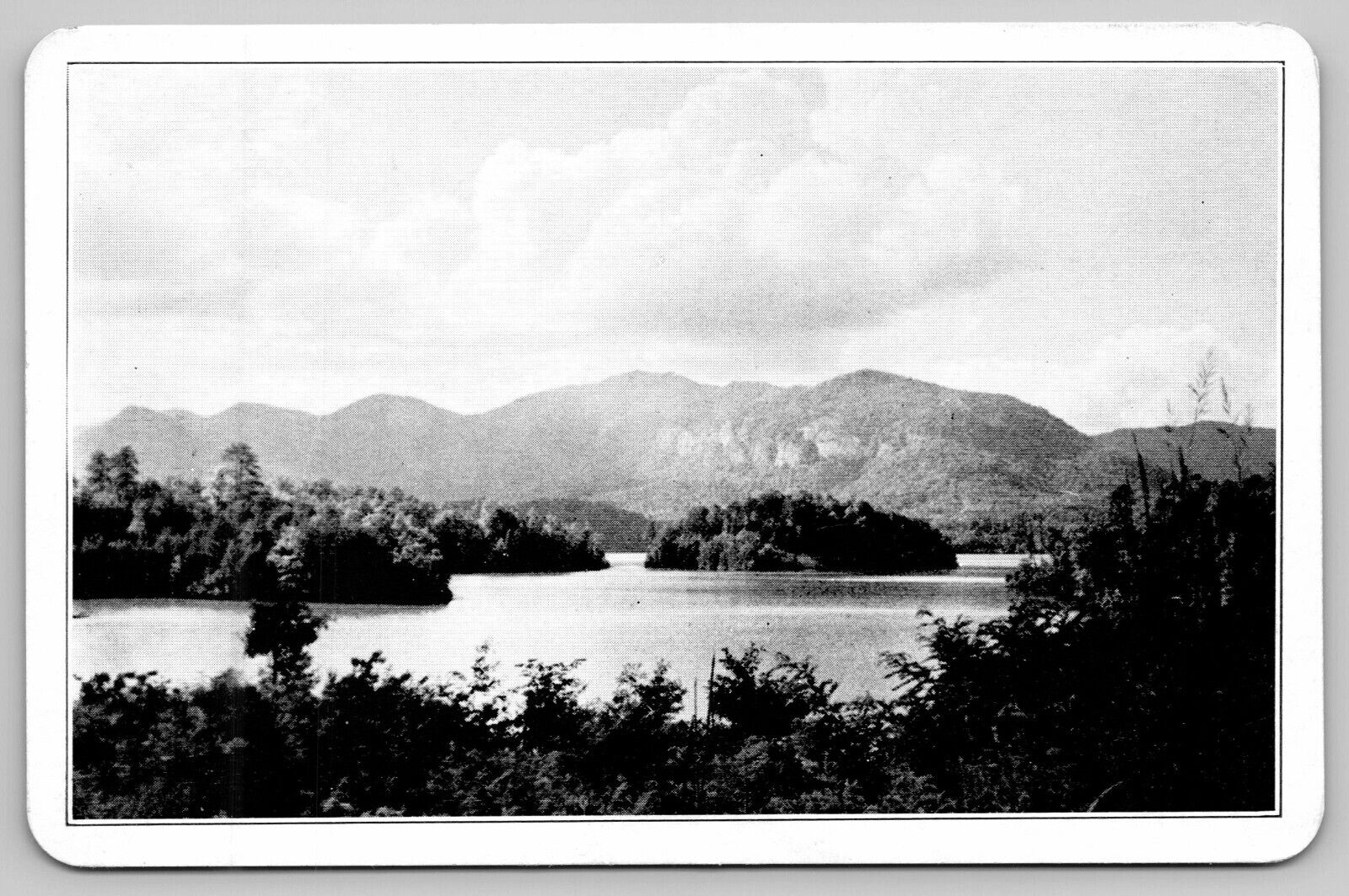 Postcard NC Rutherford County Lake Lure The Chalet Club