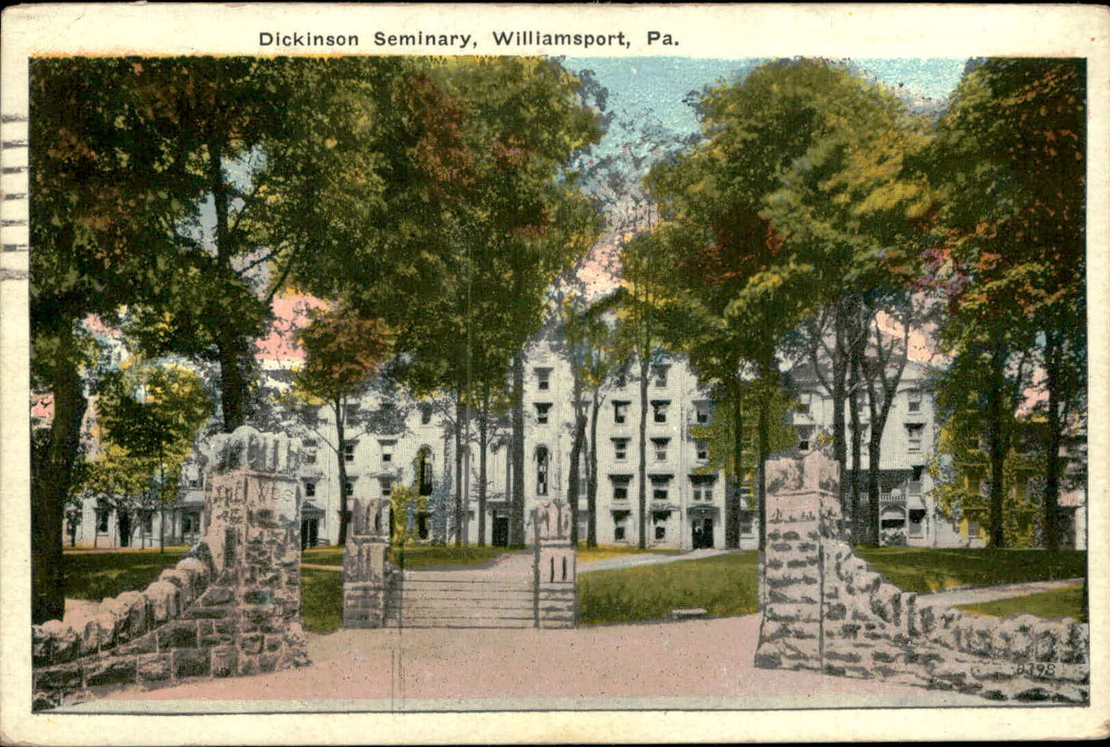 Postcard: Dickinson Seminary, Williamsport, Pa.
