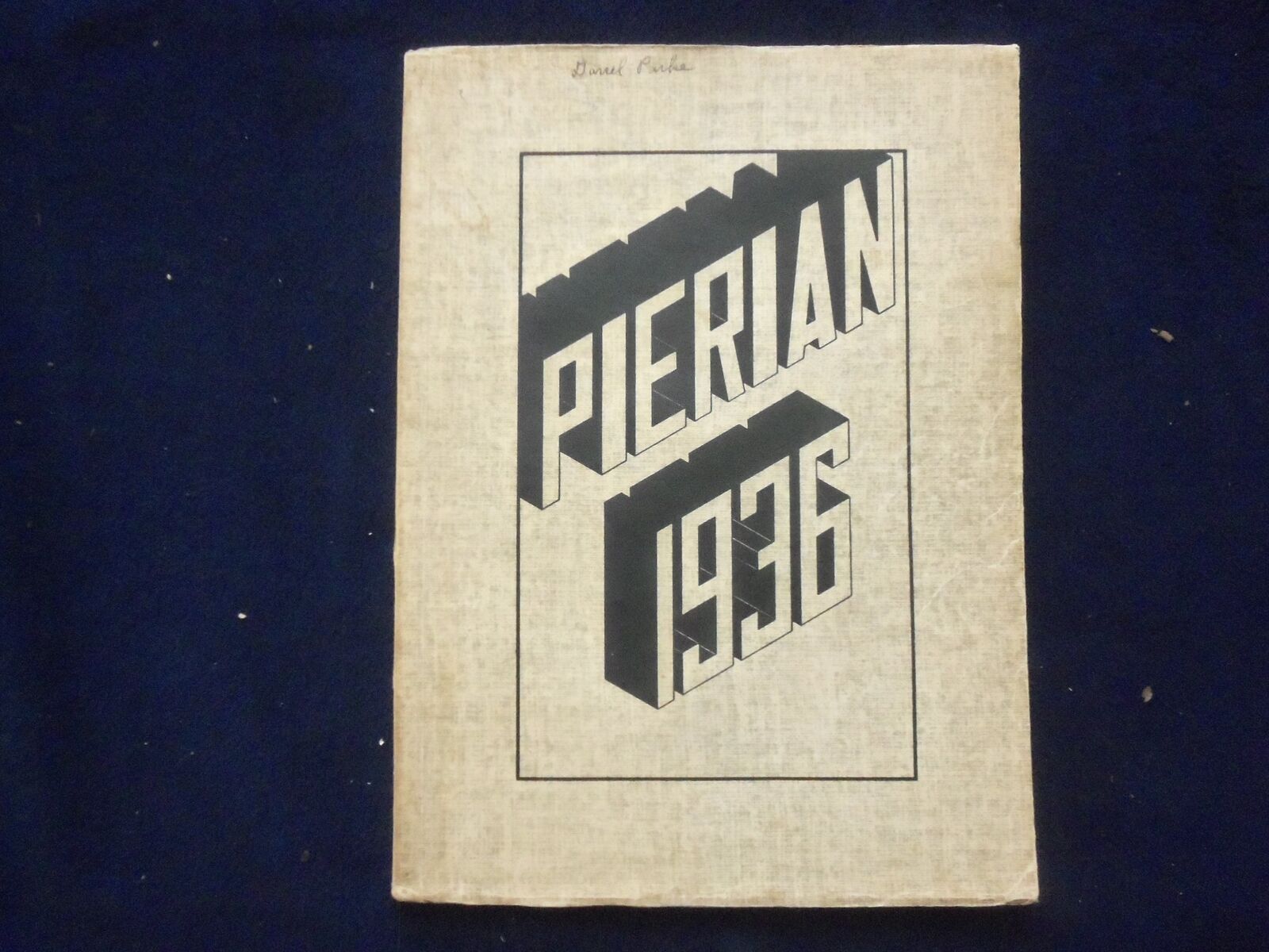 1936 PIERIAN MORTON HIGH SCHOOL YEARBOOK - RICHMOND, INDIANA - YB 1926I
