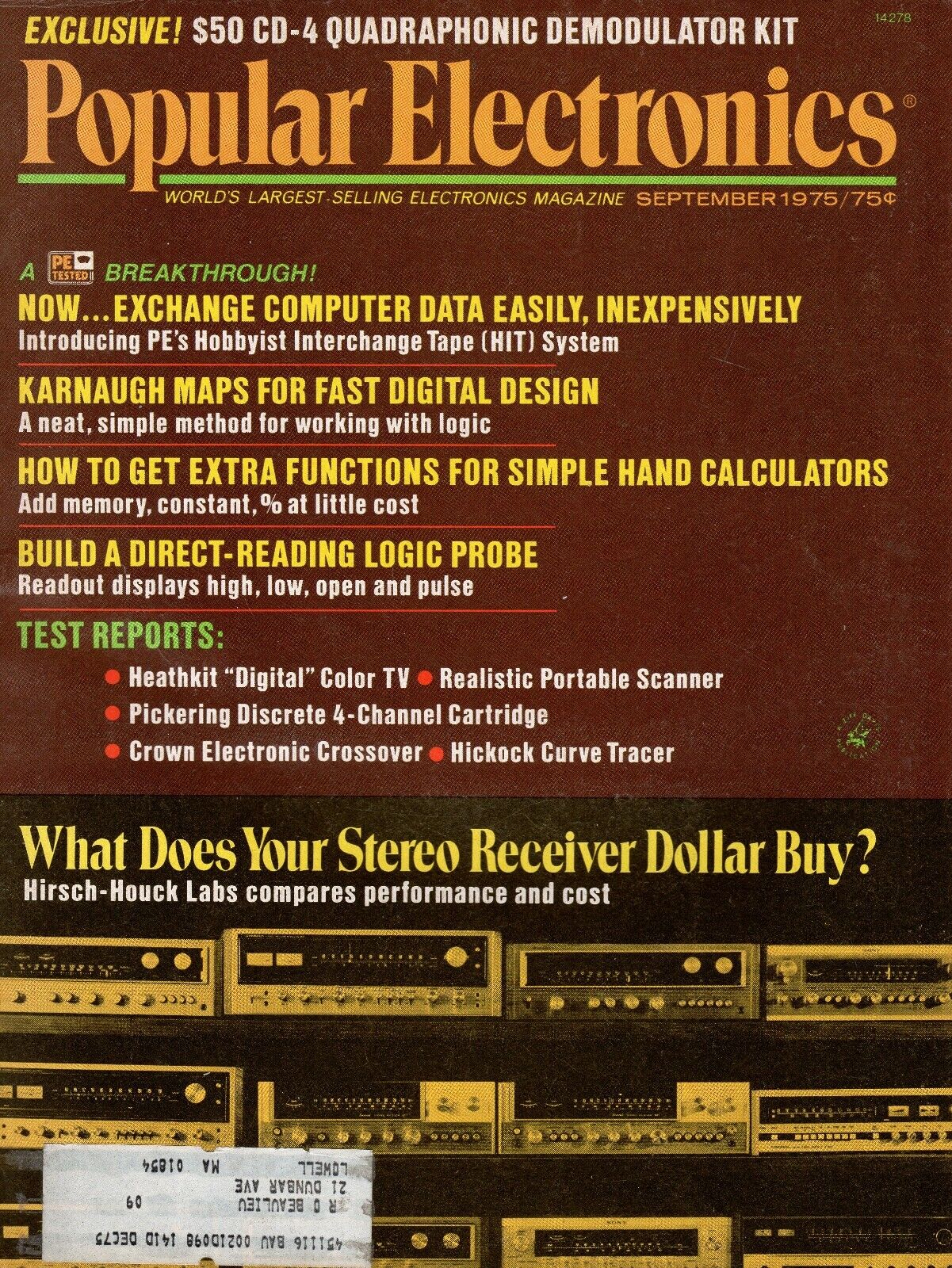 ITHistory (1975) POPULAR ELECTRONICS Magazine (You Pick) Vintage Ads