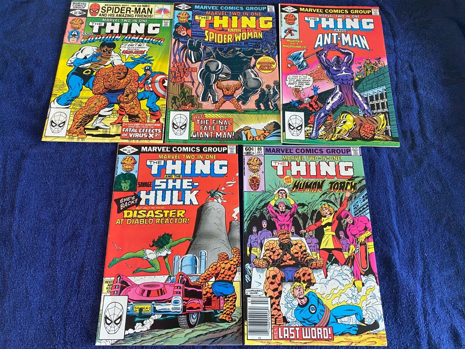 Marvel Two-in-one The THING  82, 85, 87, 88, 89